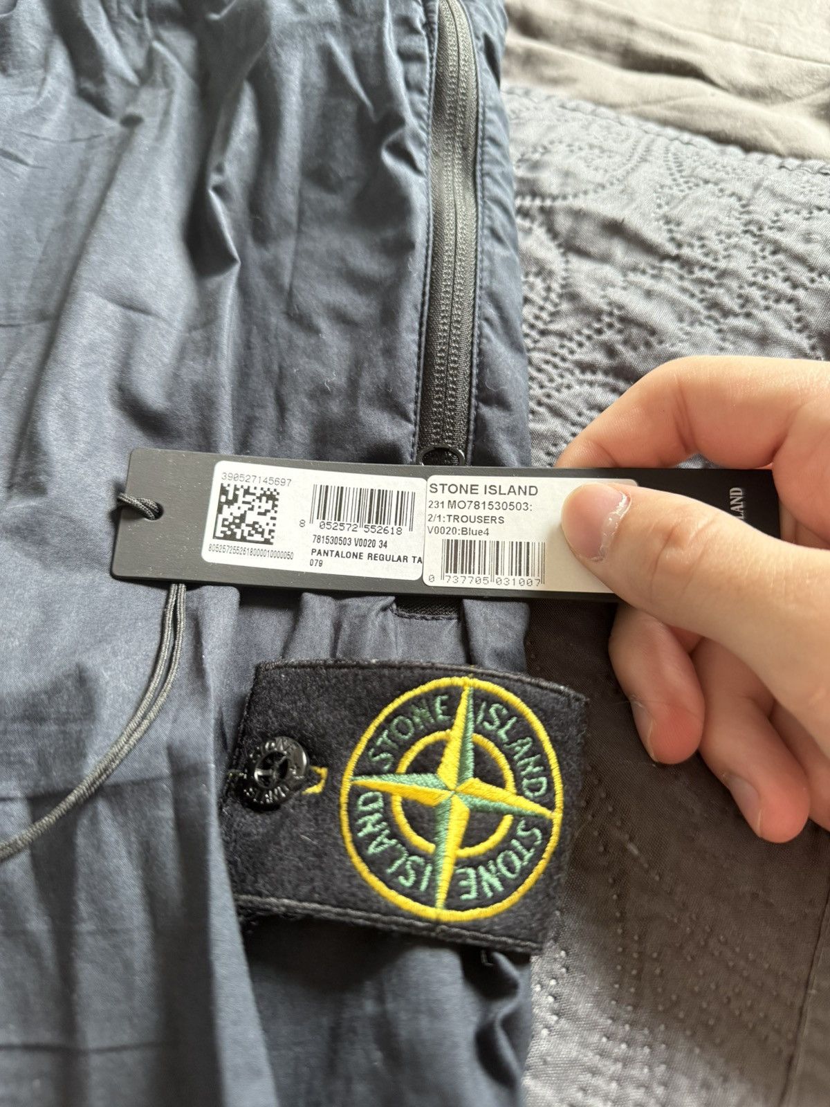 Massimo Osti × Stone Island × Vintage Stone Island Vintage Joggers Size US 34 / EU 50 - 13 Thumbnail