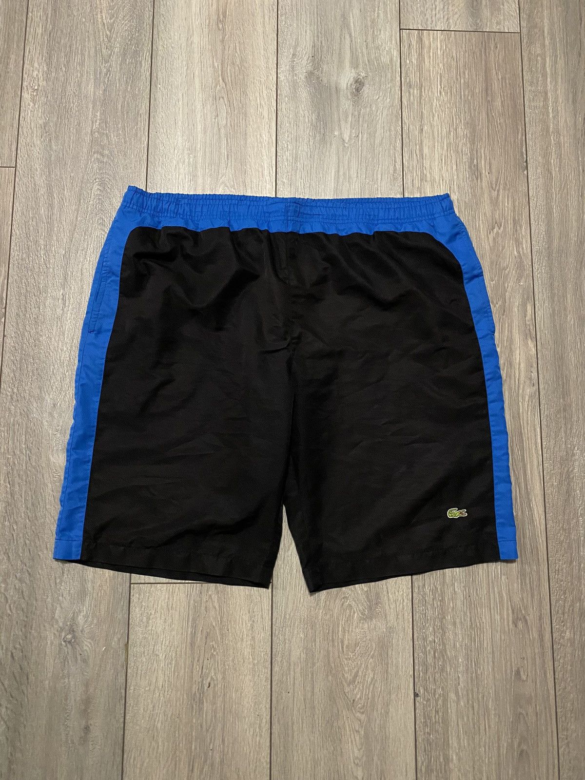 Lacoste Lacoste Shorts Nylon Swim Black Blue Y2K Size US 34 / EU 50 - 1 Thumbnail