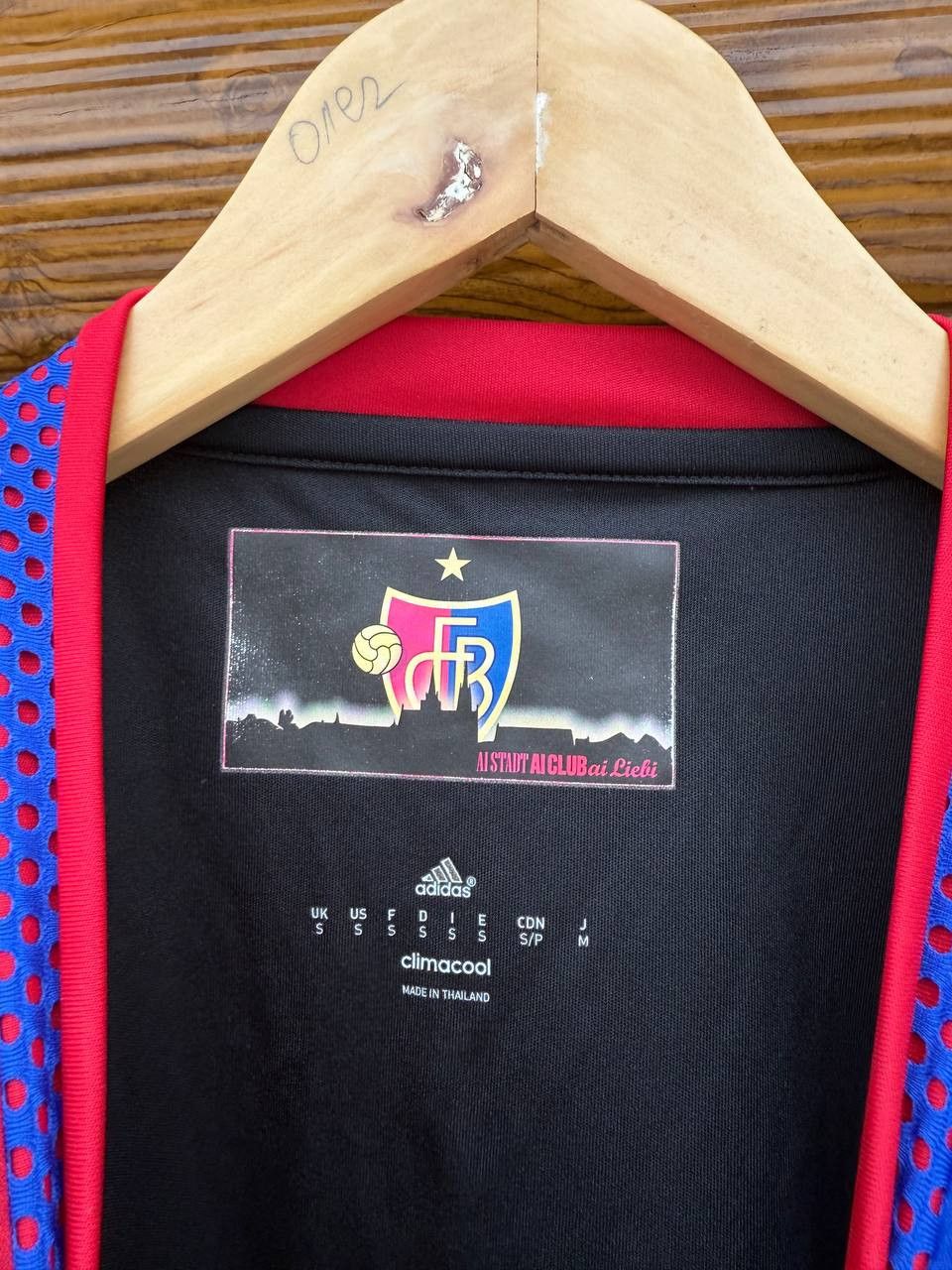 Adidas BASEL 1893 JERSEY FOOTBALL SOCCER SHIRT 2015 - 2017 ADIDAS Size US S / EU 44-46 / 1 - 4 Thumbnail