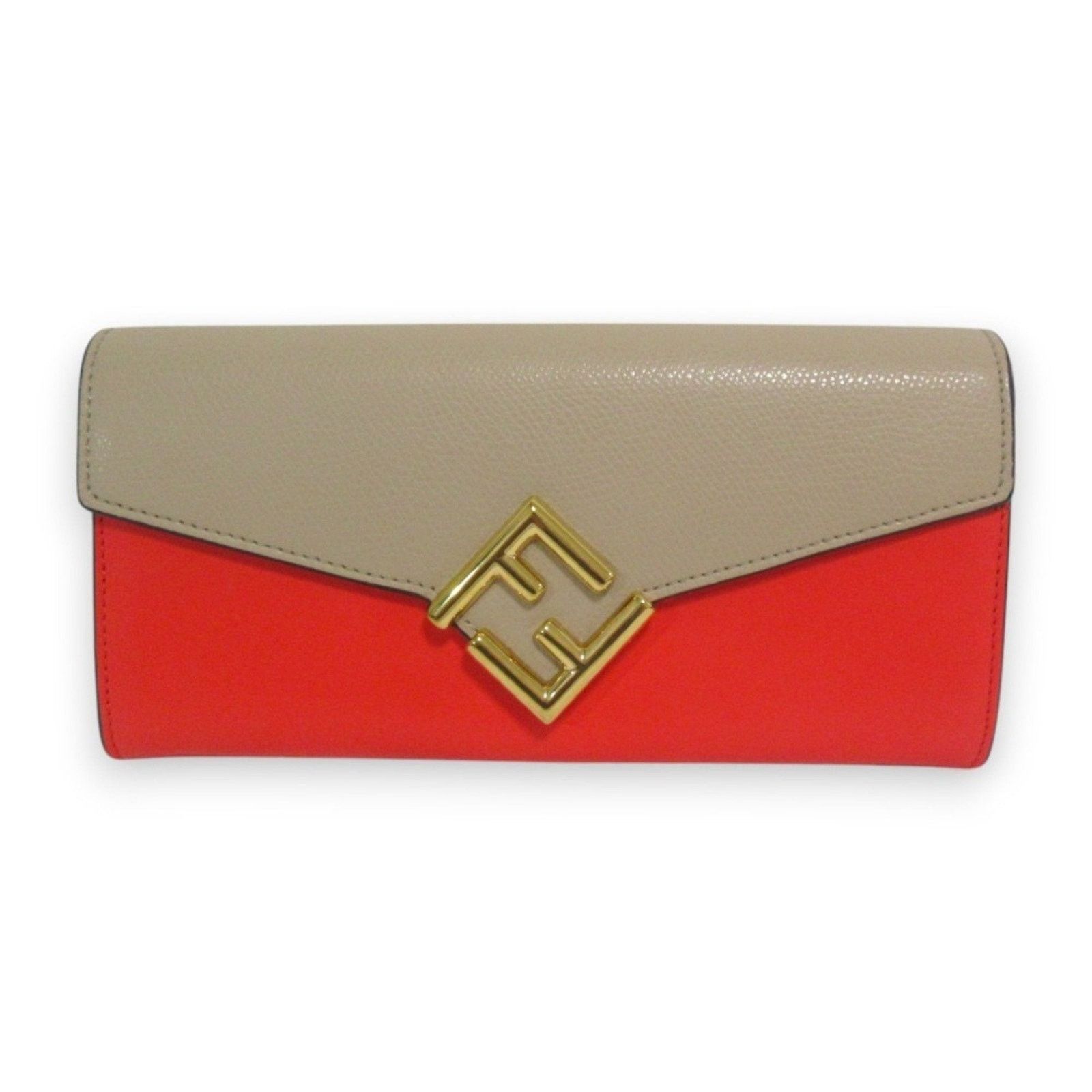 Fendi Leather Wallet with Box and Dust Bag