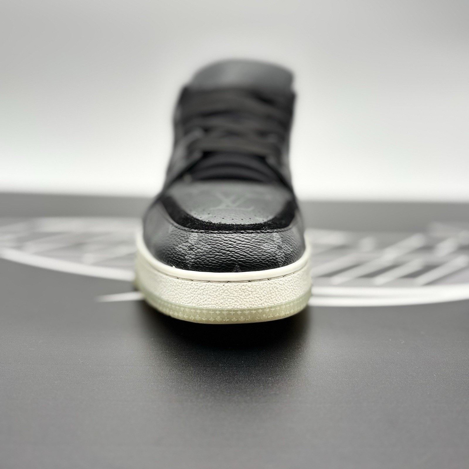 Louis Vuitton Louis Vuitton Trainer ' Black Monogram ' | GOOD CONDITION! Size US 9.5 / EU 42-43 - 6 Thumbnail