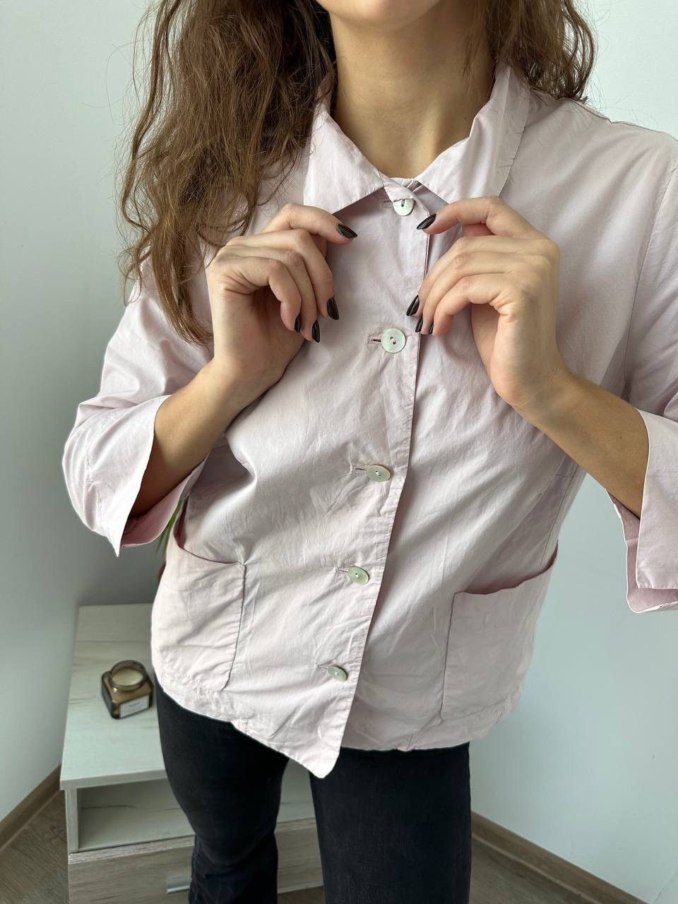 Japanese Brand × Vintage Oska Women 1 US L 100% Cotton Pink Shirt Lagenlook Blouse Size S / US 4 / IT 40 - 13 Thumbnail