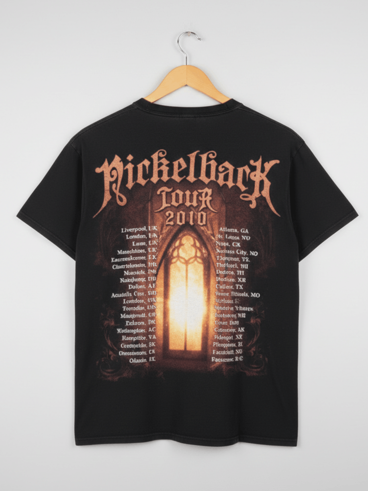 Band Tees Nickelback 2010 World Tour Tee Dark Horse Album Size US S / EU 44-46 / 1 - 2 Thumbnail