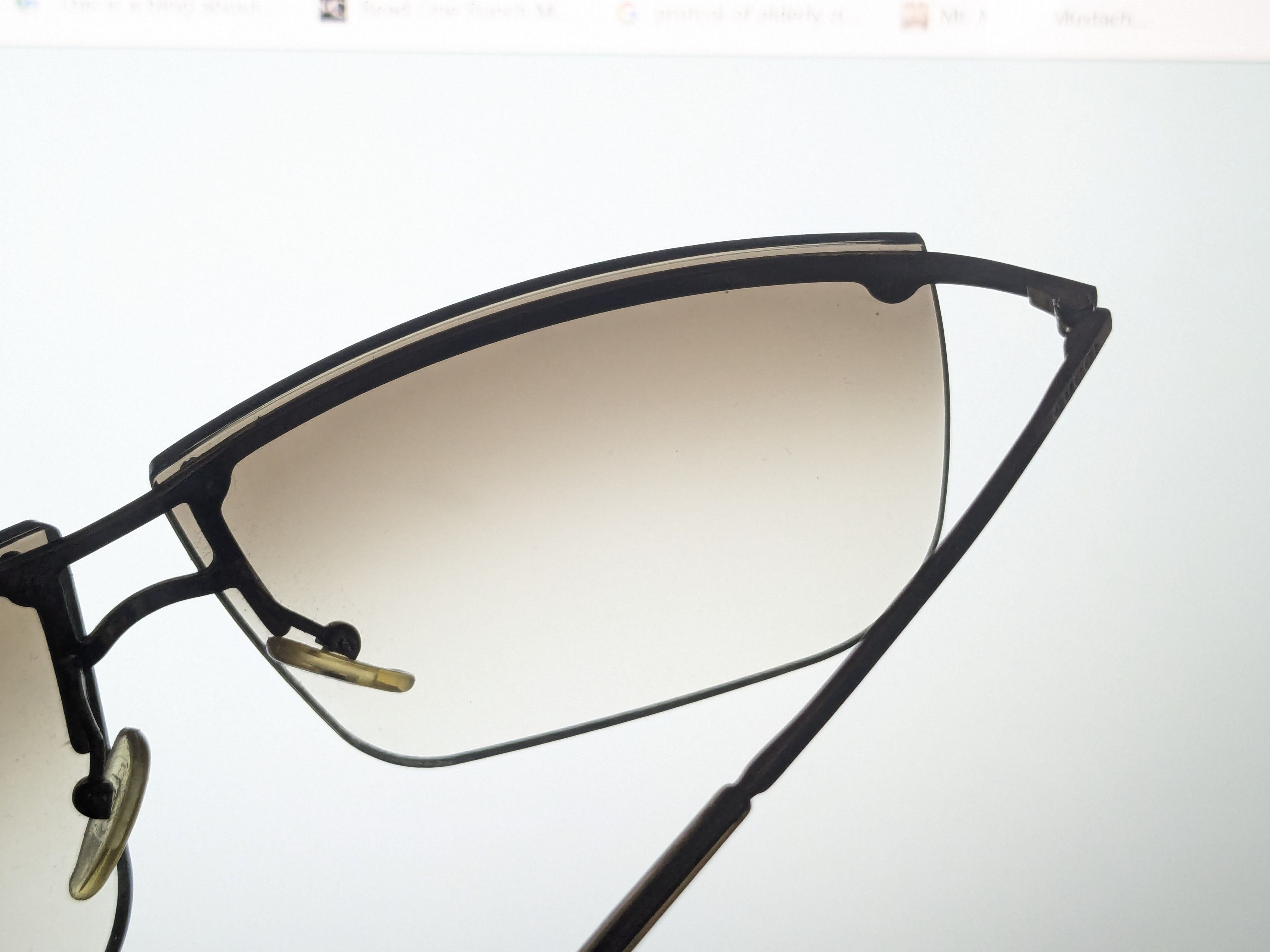 Gucci Gucci Sunglasses GG2652/S Brown Gold Y2K Frameless Size ONE SIZE - 10 Thumbnail