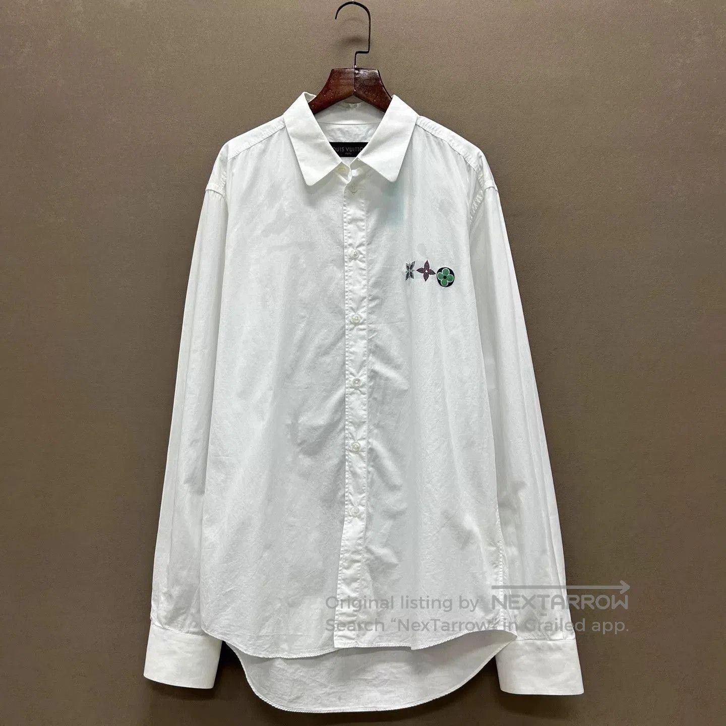 Louis Vuitton White Long Sleeve Button. Size US S / EU 44-46 / 1 - 1 Thumbnail