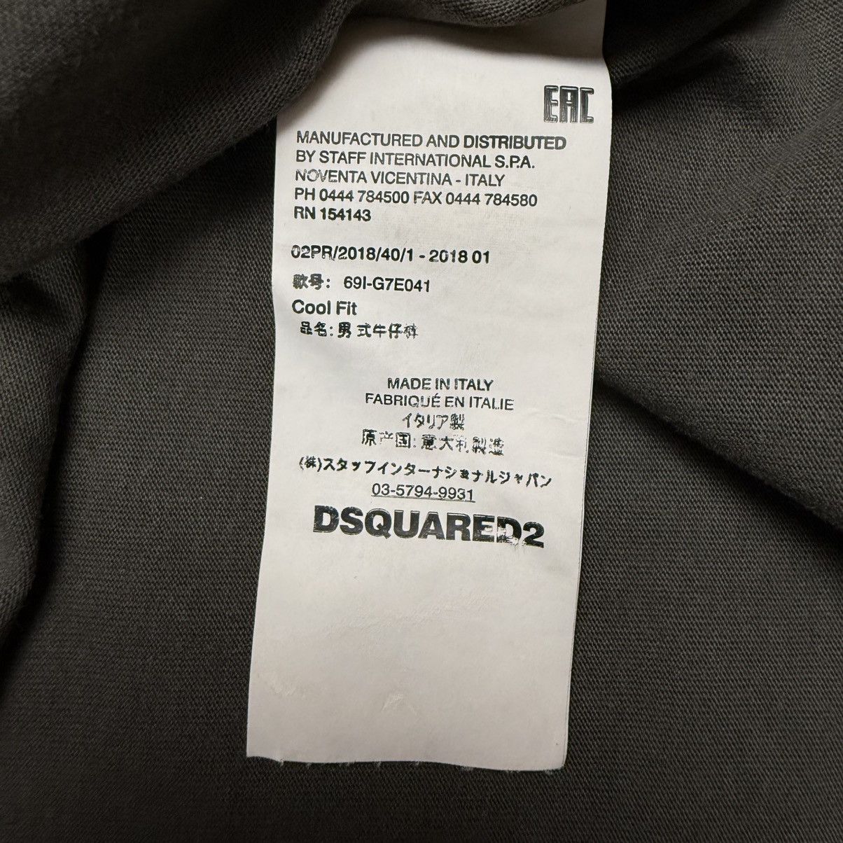 Dsquared2 Dsquared Khaki Olive T-Shirt Military Logo Size US XL / EU 56 / 4 - 4 Thumbnail