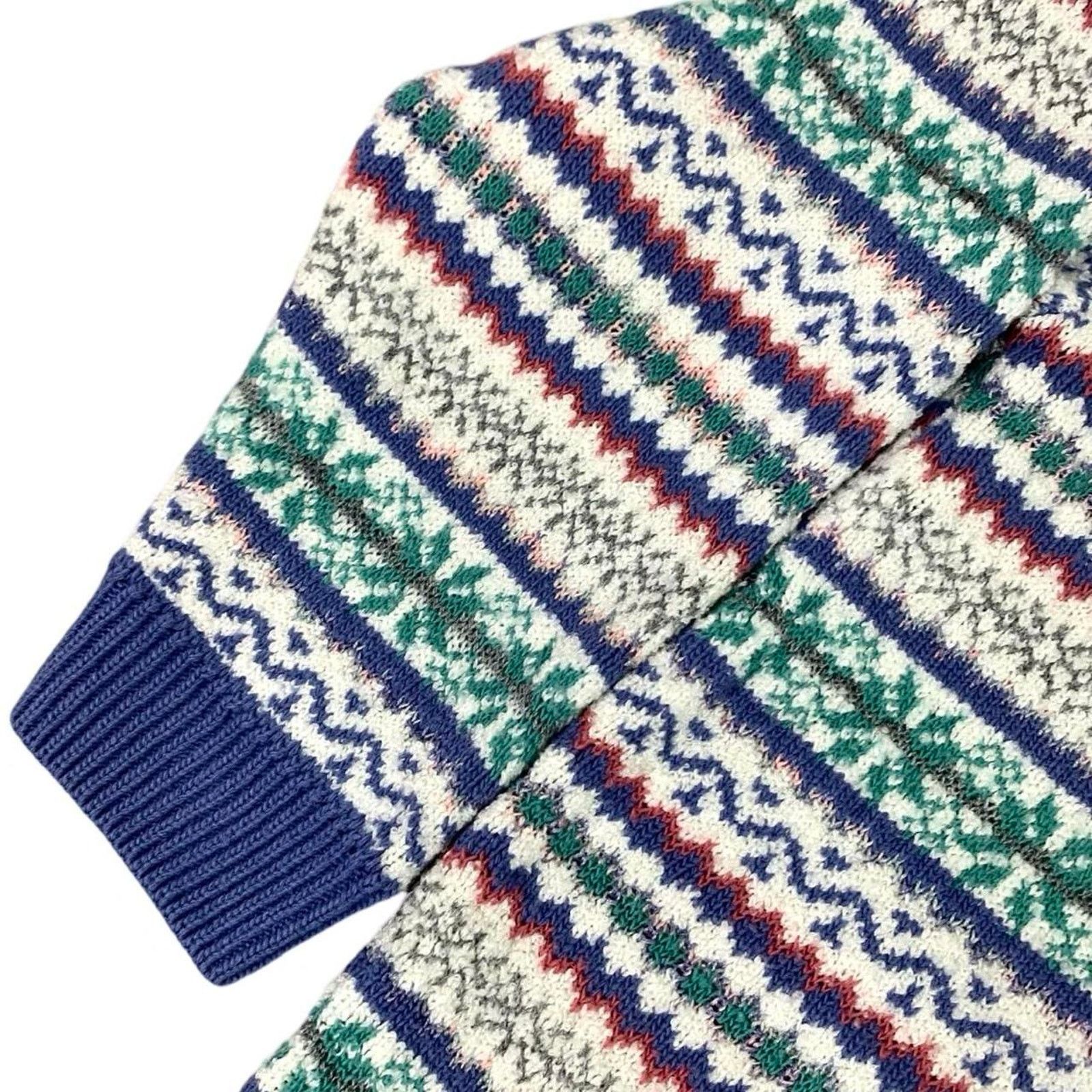 Vintage Vintage Alfred Dunner Knit Coquette Style Cardigan Sweater Size M / US 6-8 / IT 42-44 - 3 Thumbnail