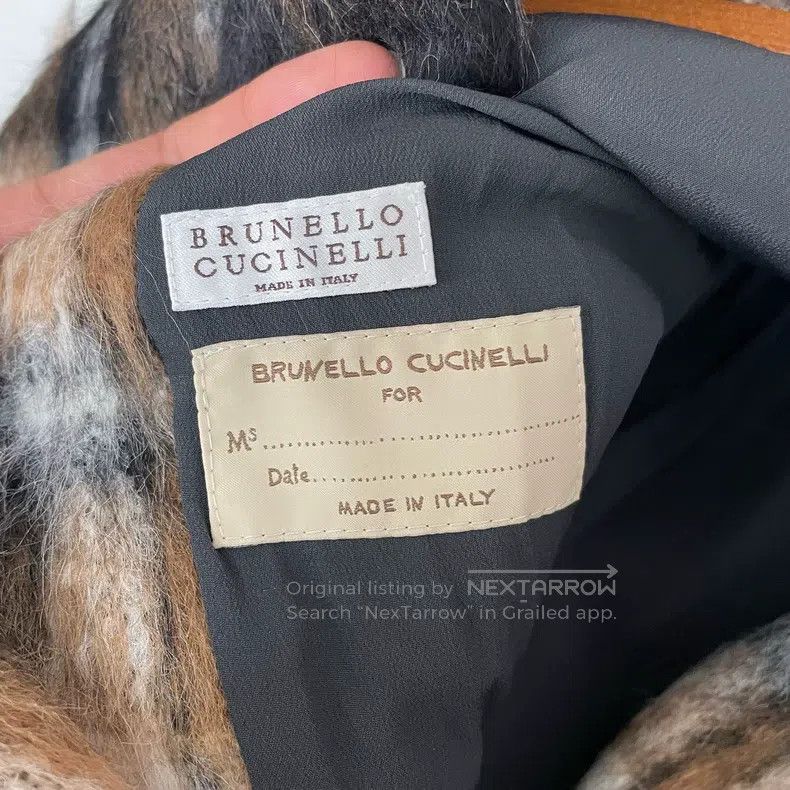 Brunello Cucinelli Brunello Cucinelli 18FW Alpaca Cashmere Horse Hair Pearl N Size XS / US 0-2 / IT 36-38 - 7 Thumbnail