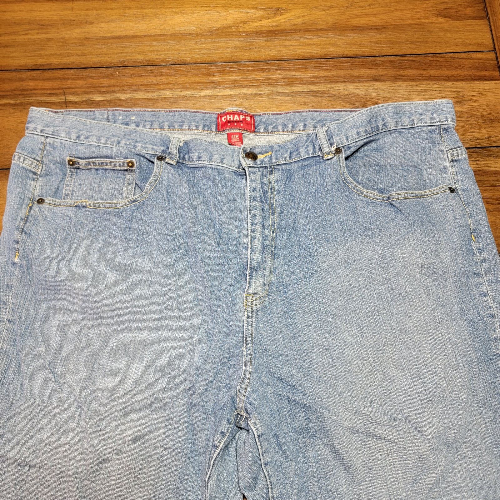 Chaps Chaps Denim Capris w/ Button Back Pockets - Size 22W Size 42" / US 20 - 2 Thumbnail