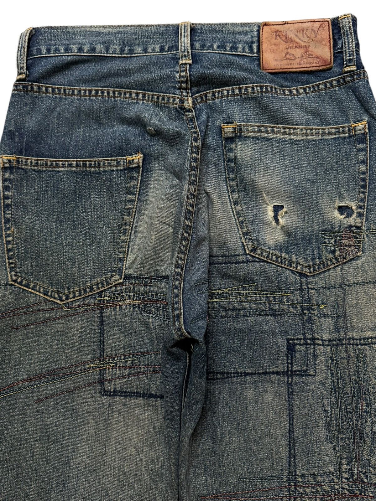 Hysteric Glamour Vintage Hysteric Glamour Multicolour Stitch Patchwork Flare Size 27" / US 4 / IT 40 - 4 Thumbnail