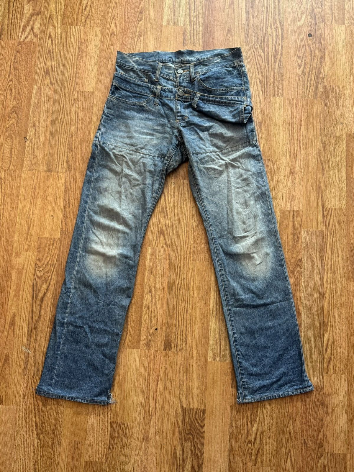 CABANE de ZUCCa ZUCCA DOUBLE WAIST Size US 30 / EU 46 - 1 Thumbnail