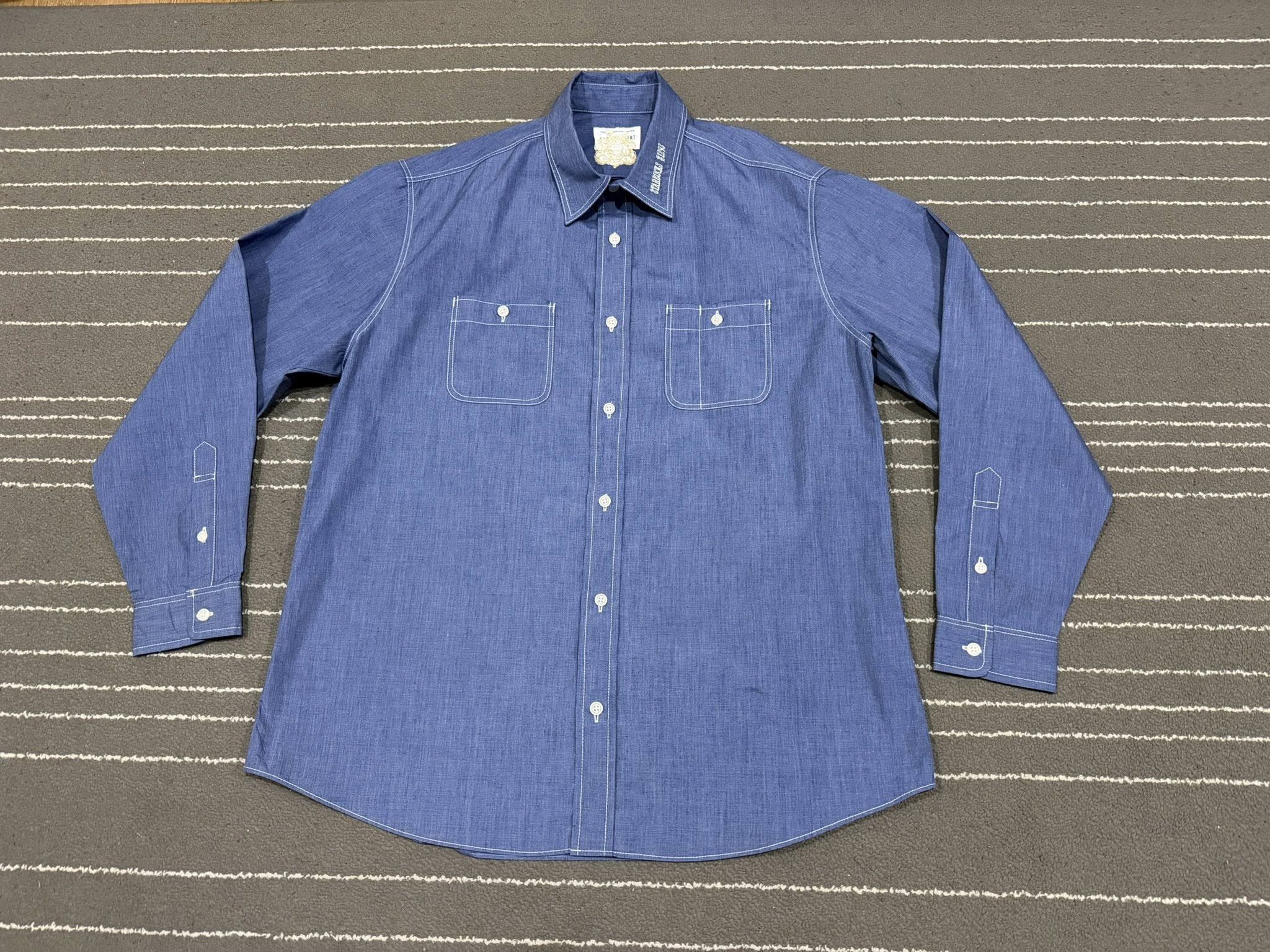 Haunted Starbucks Starbucks #1293 chambray unisex L 1598 Size US L / EU 52-54 / 3 - 3 Thumbnail