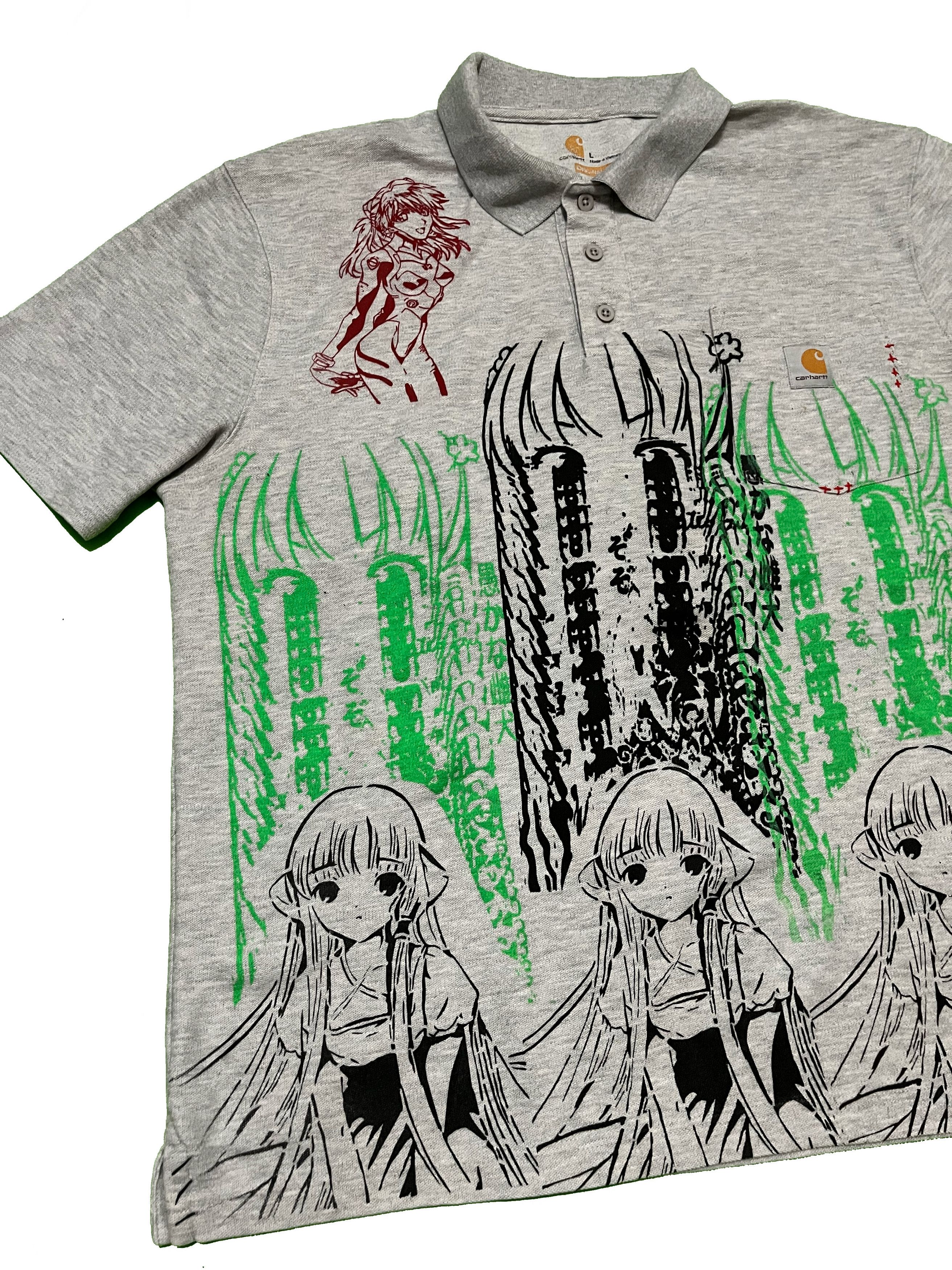 Carhartt Carhartt button-up shirt custom anime Size US L / EU 52-54 / 3 - 2 Thumbnail