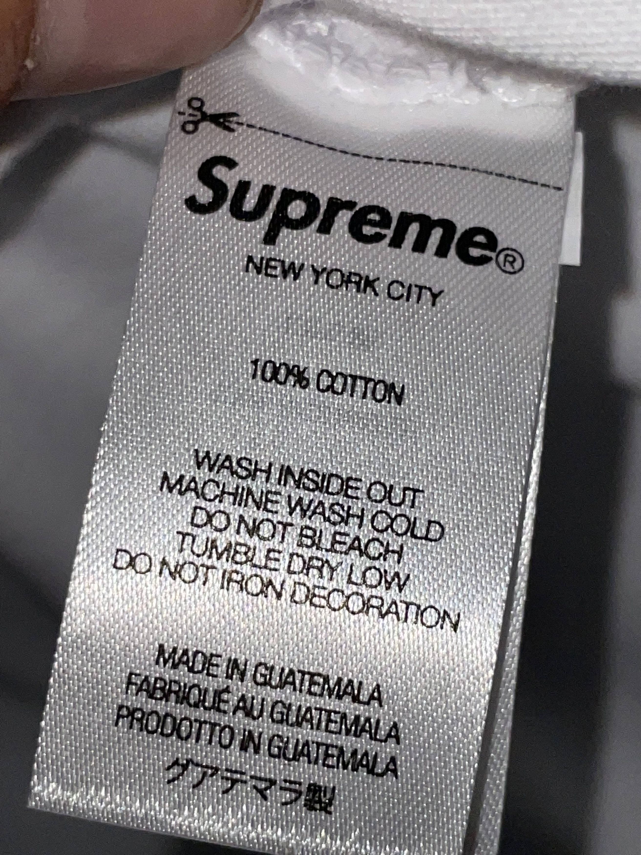 Supreme SUPREME Arabic Logo Washed Tee FW21 Size US M / EU 48-50 / 2 - 5 Thumbnail