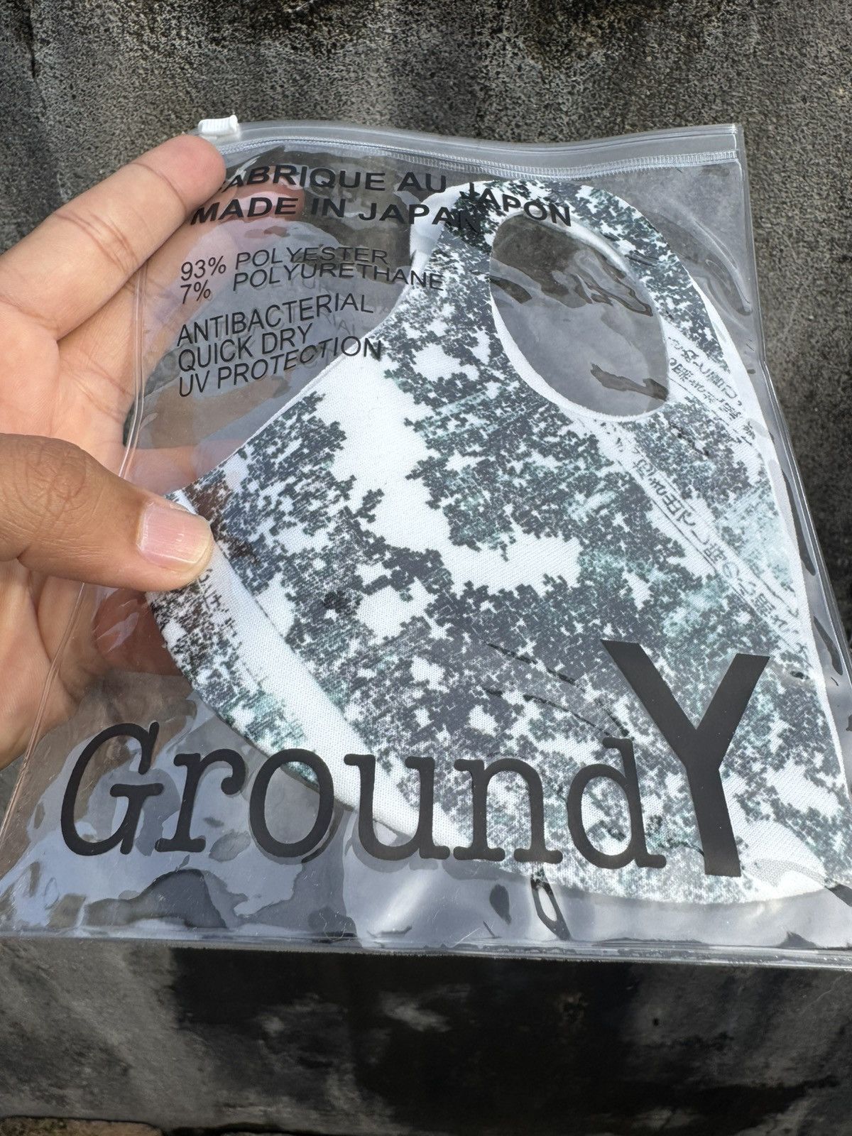Yohji Yamamoto Ground Y By Yohji Yamamoto Face Mask Size ONE SIZE - 4 Thumbnail
