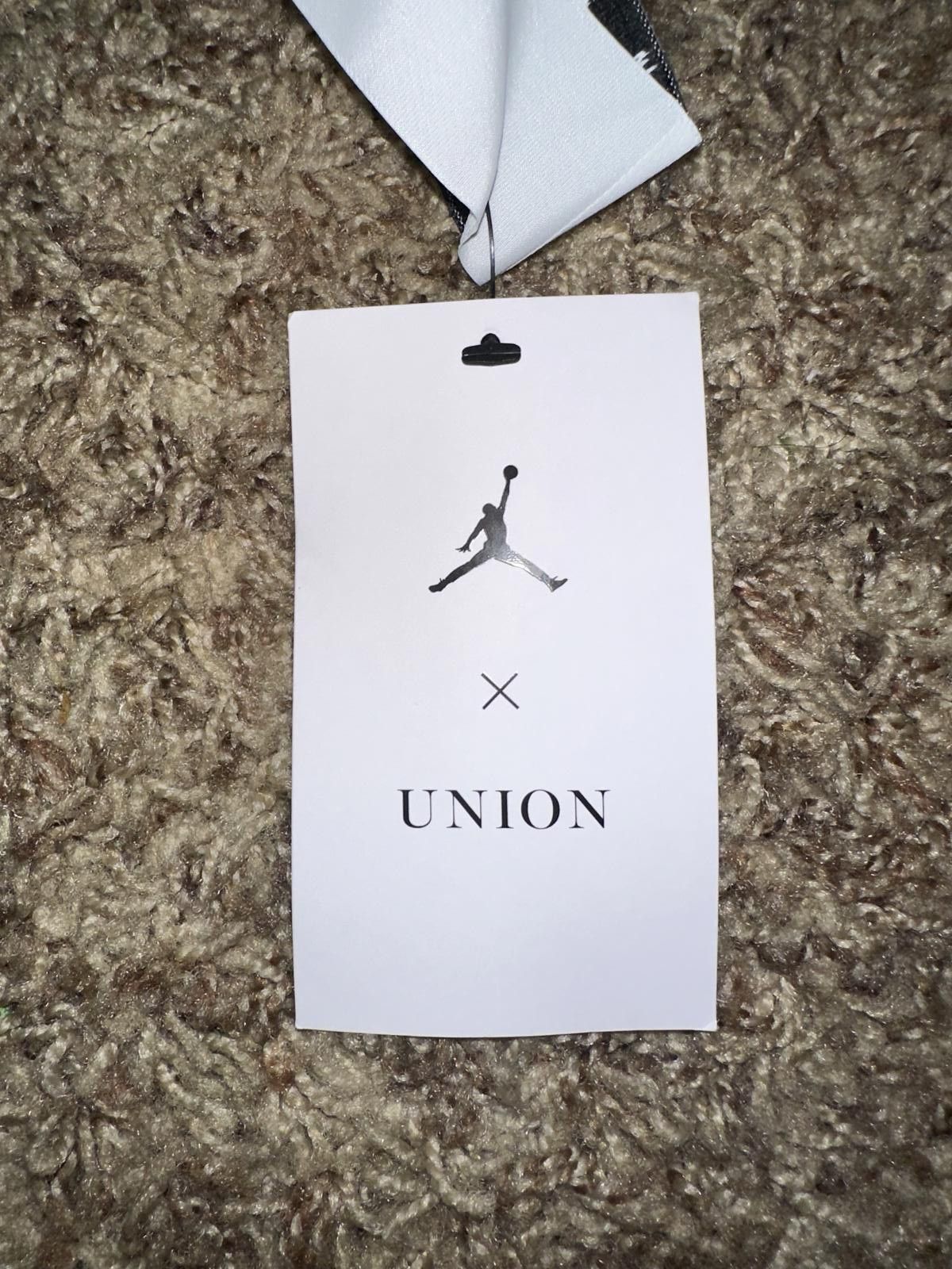 Designer Jordan Men’s x Union MJ Fleece Kinetic Green/White Hoodie Size US S / EU 44-46 / 1 - 12 Thumbnail