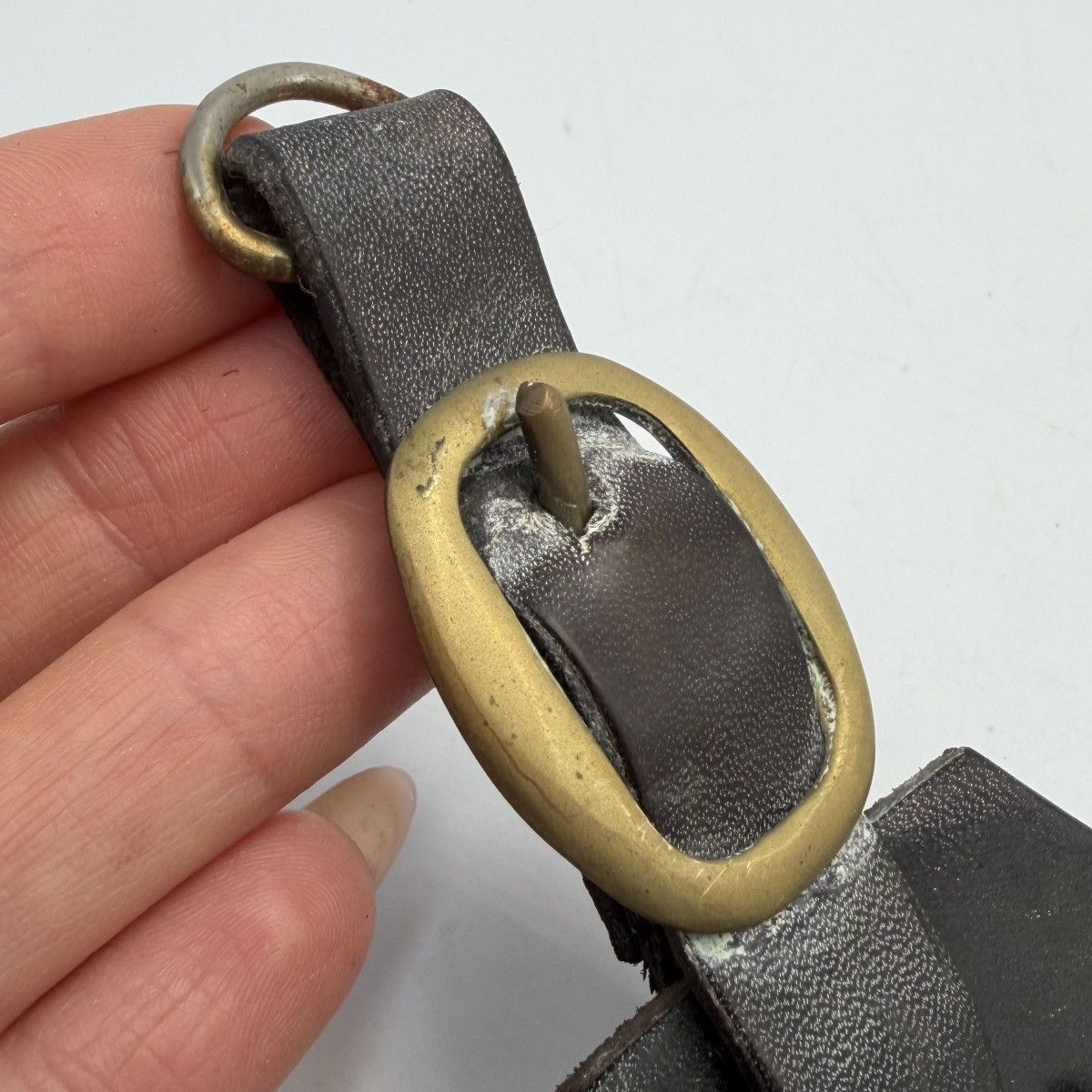 Vintage Vintage Horse Brass Medallion Leather Martingale Horse Head Size ONE SIZE - 9 Thumbnail