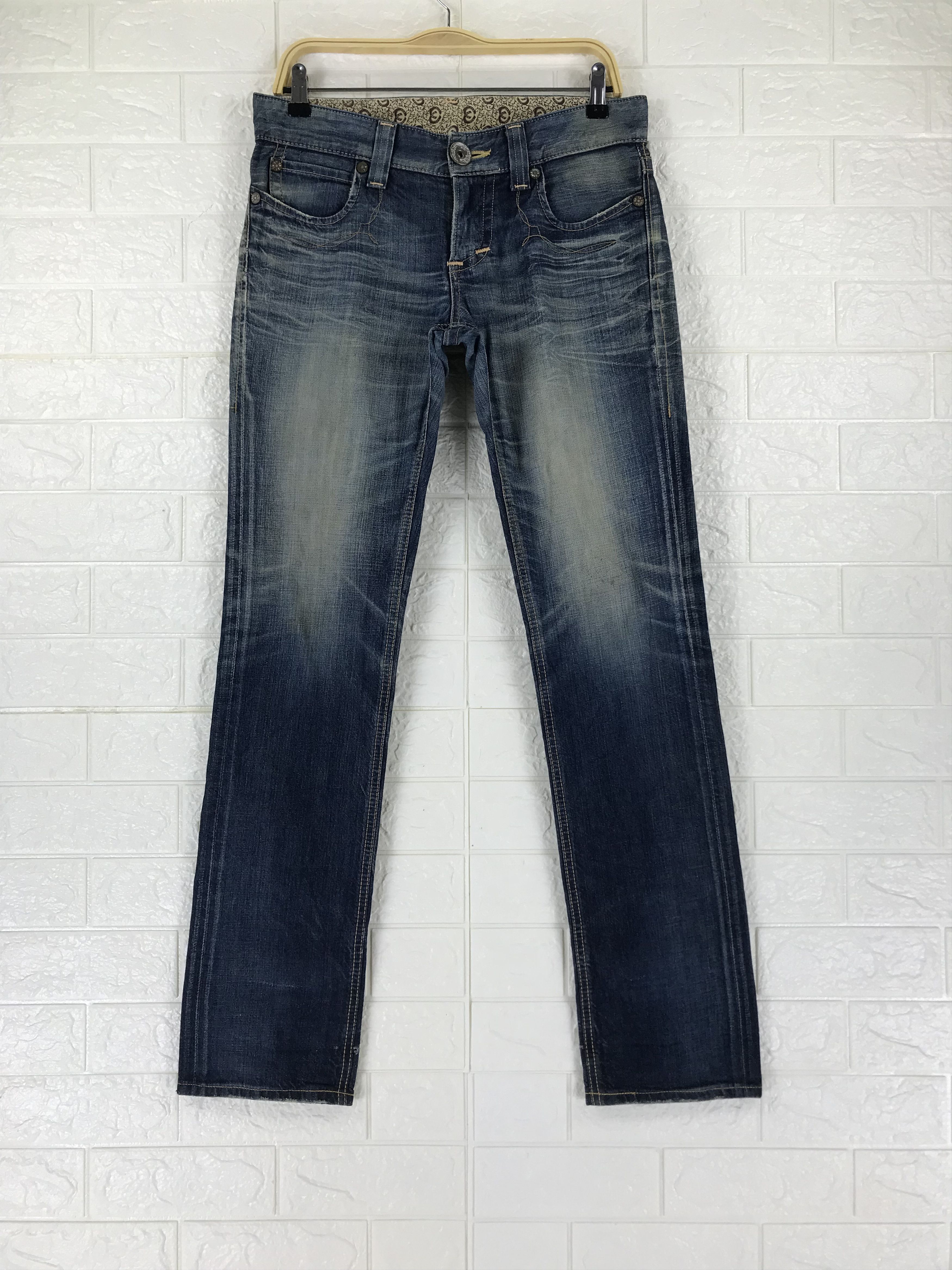 Edwin Vintage Edwin 503 Blue Trip Jeans Size US 31 - 1 Thumbnail