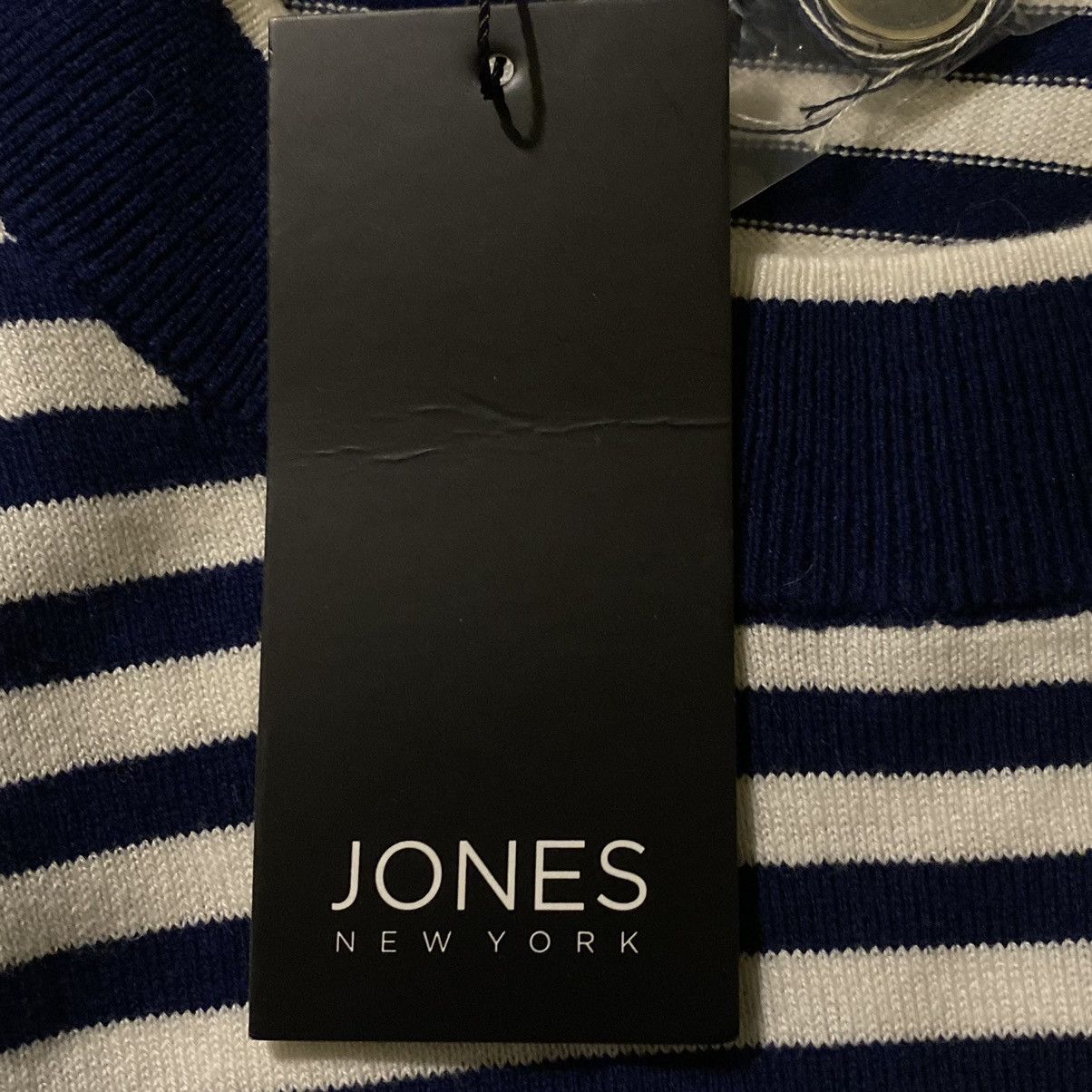 Jones New York NWT Jones New York Navy/White Long Sleeve Knit Top Size M Size M / US 6-8 / IT 42-44 - 6 Thumbnail