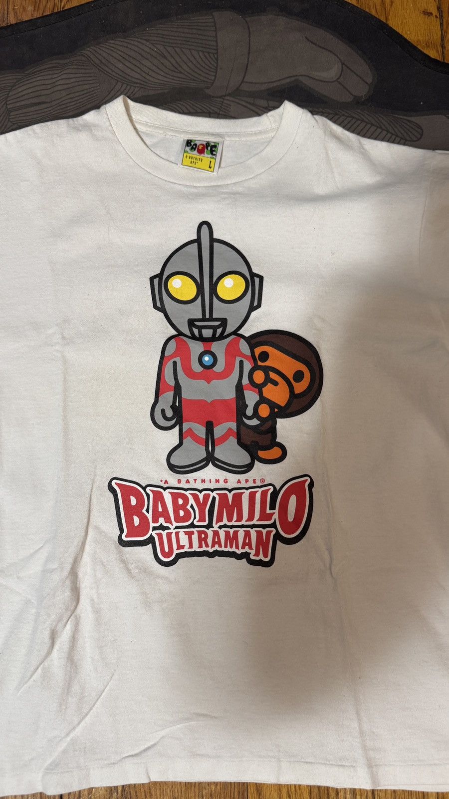 A Bathing Ape Ultraman Baby Milo Tee