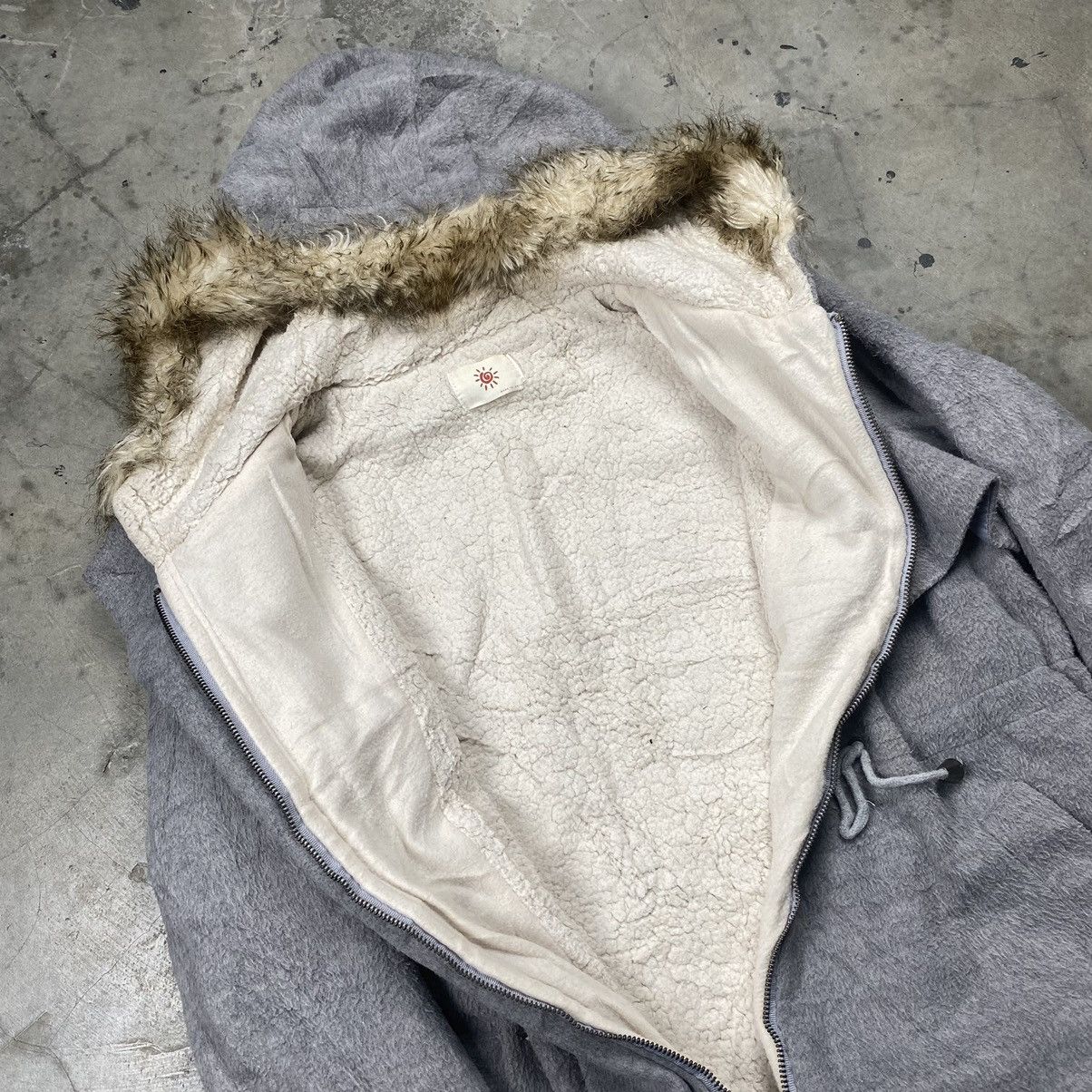 If Six Was Nine × Japanese Brand × Le Grande Bleu (L.G.B.) Faux Fur Hooded i6w9 LGB Style Fleece Zip Up Size L / US 10 / IT 46 - 9 Thumbnail