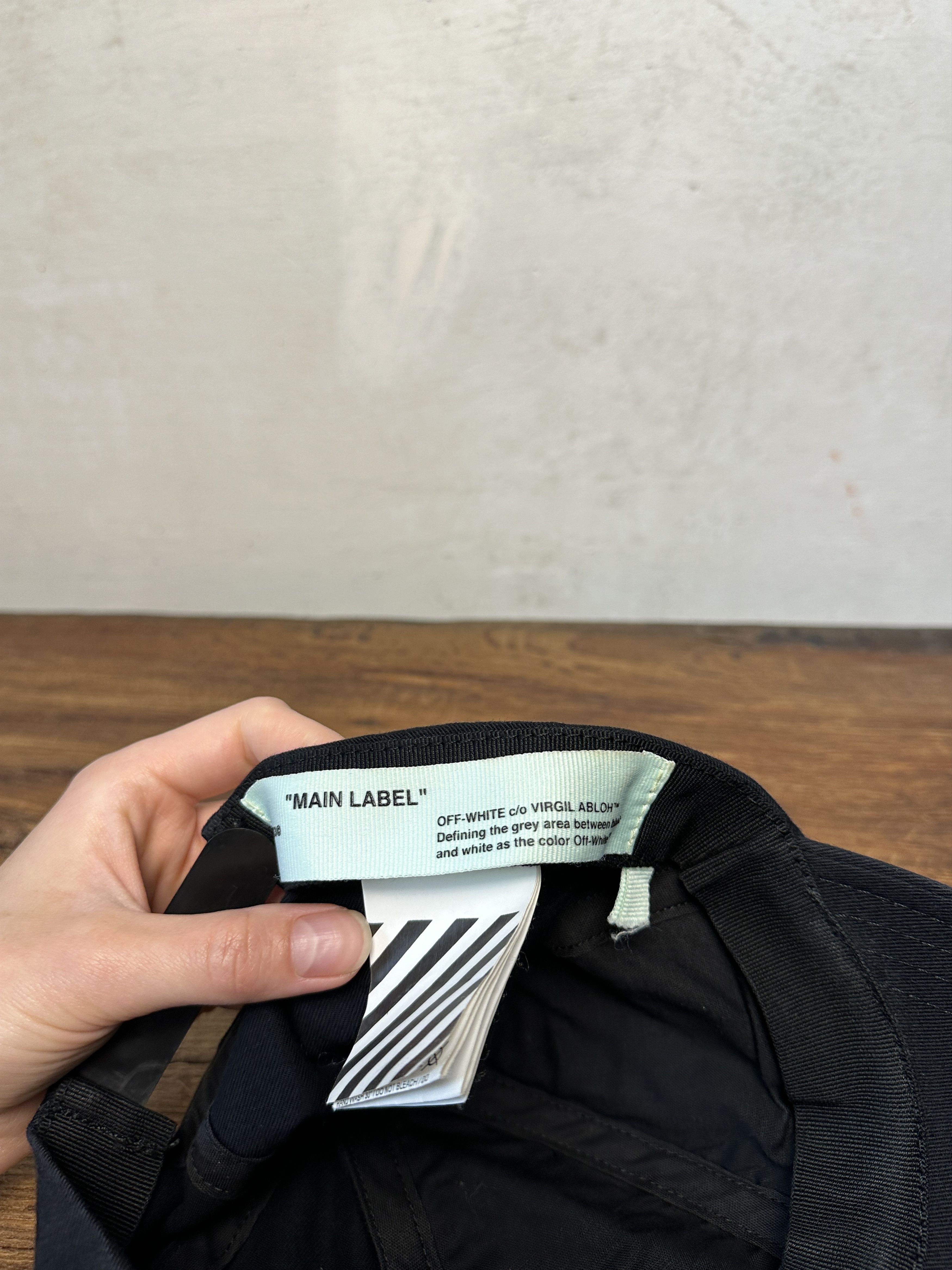 Off-White Off White Striped Diagonal Cap Size ONE SIZE - 7 Thumbnail