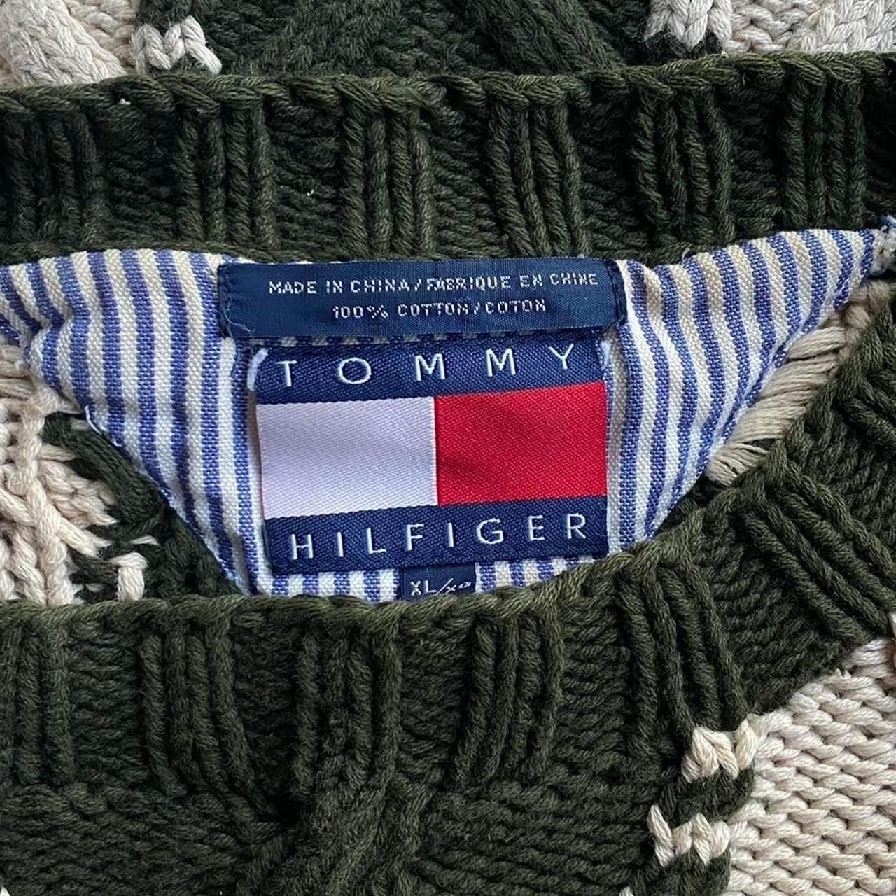Tommy Hilfiger Vintage Tommy Hilfiger cable knit sweater Size US XL / EU 56 / 4 - 3 Thumbnail