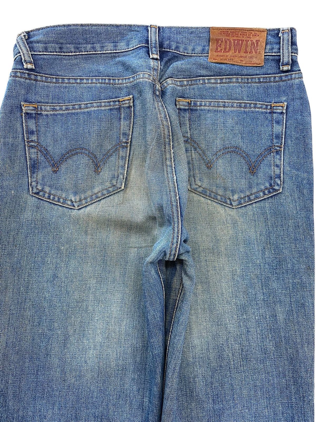 Edwin Edwin 503 Mud Wash Whiskered Style Boot Cut Jeans Size US 30 / EU 46 - 4 Thumbnail