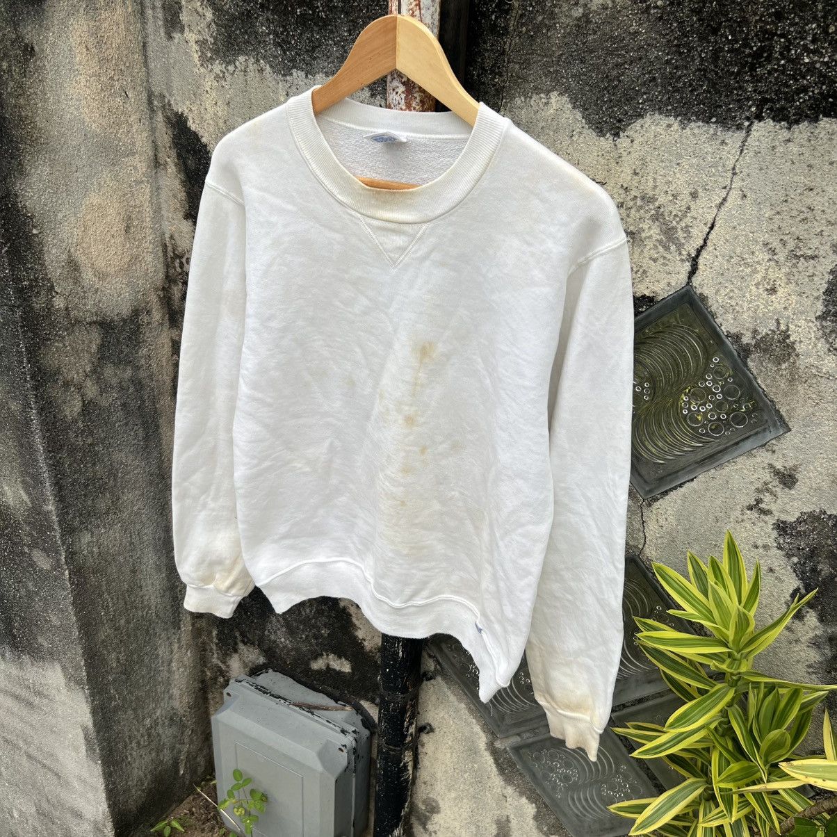 Russell Athletic “VINTAGE” RUSSELL CREWNECK SWEATSHIRT WITH HEAVY STAINS Size US S / EU 44-46 / 1 - 2 Thumbnail