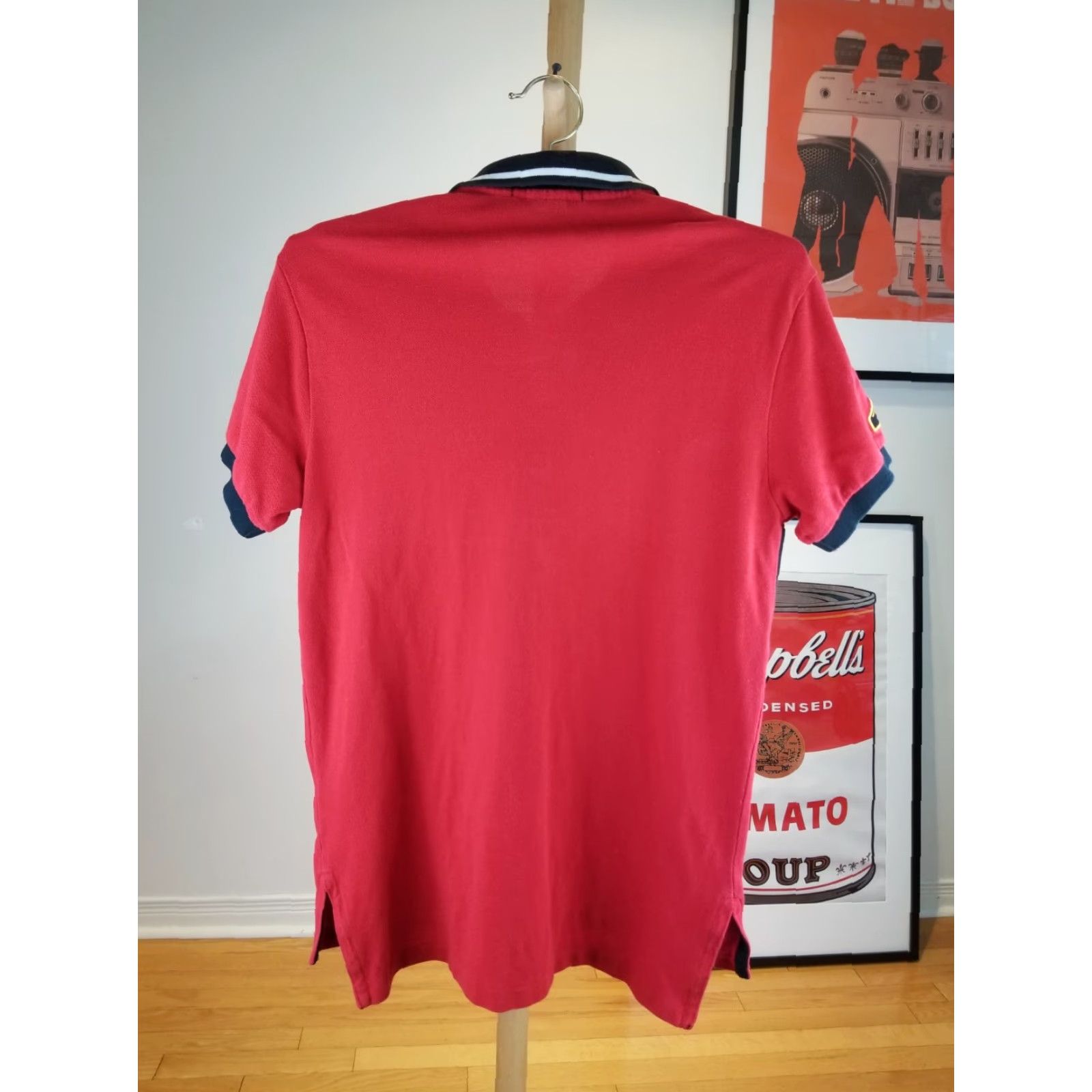 Polo Ralph Lauren VINTAGE RALPH LAUREN POLO SHIRT RED BLACK WATCH BIG PONY SZ SMALL MEN T-Shirt Short Sleeve USA 2010-2019 Small Red Mens Polo Shirt Size US S / EU 44-46 / 1 - 7 Thumbnail