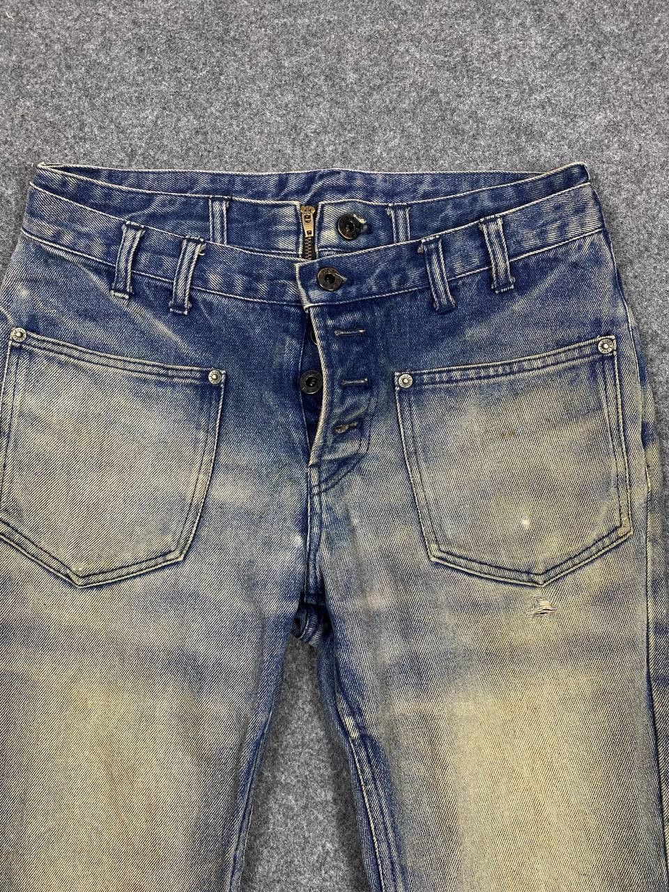 PPFM vintage 90s ppfm bondage style distressed flare denim Size US 32 / EU 48 - 9 Thumbnail
