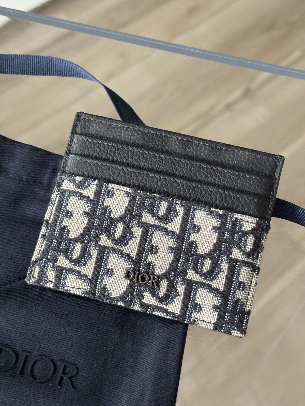Dior DIOR OBLIQUE CARDHOLDER WALLET Size ONE SIZE - 2 Thumbnail