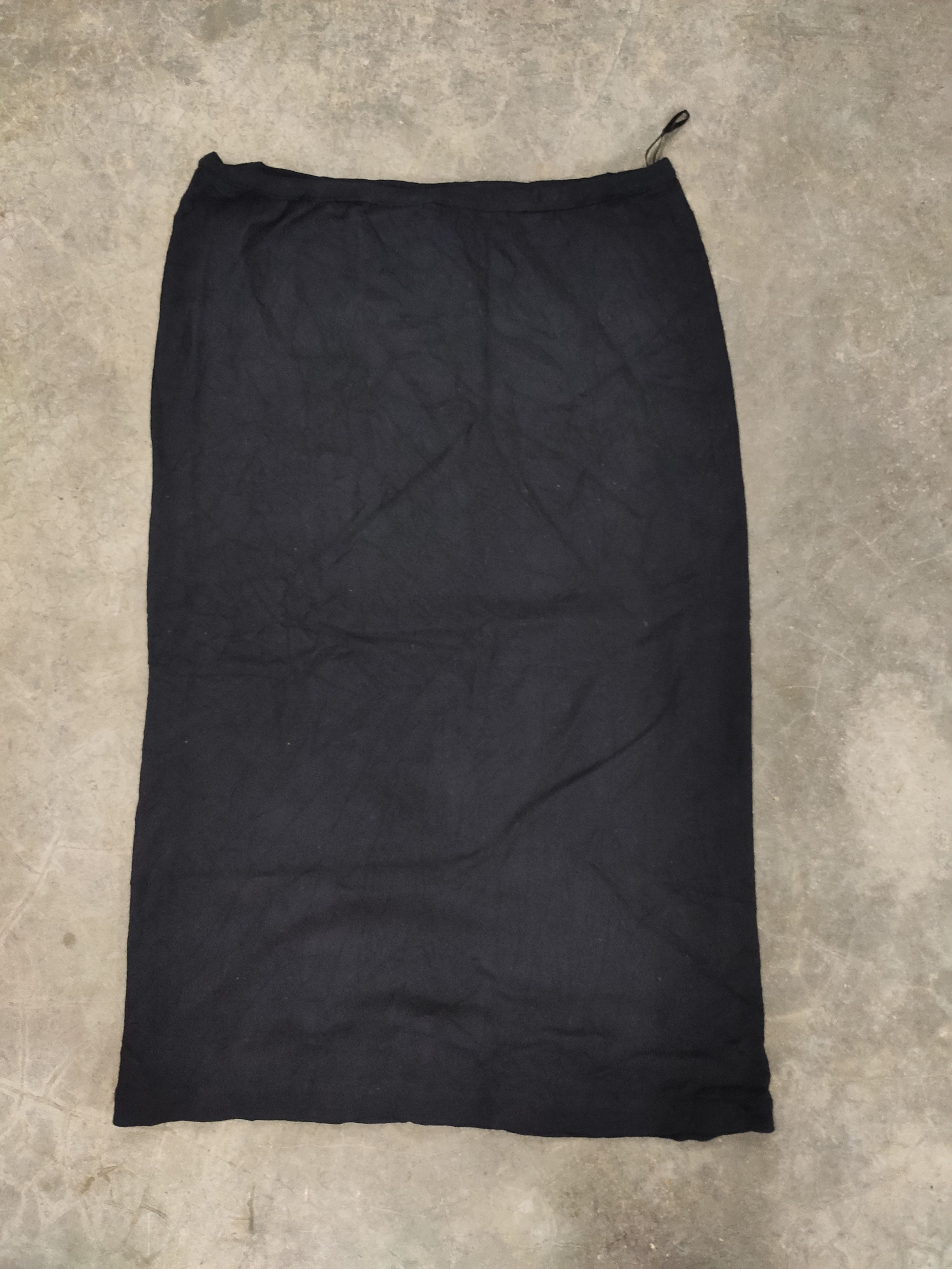 Comme des Garcons × Comme des Garcons Homme Plus × Vintage Vintage 80s Vintage Comme des Garcons skirt black wool Size 33" - 3 Thumbnail