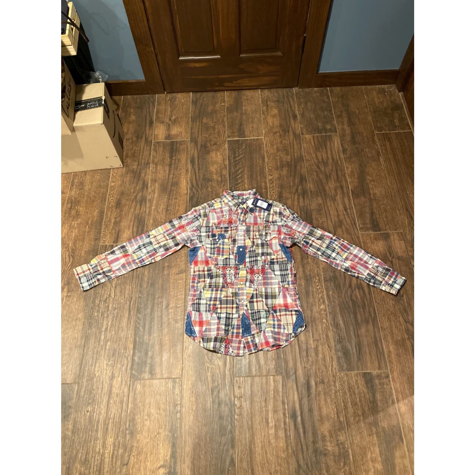 Polo Ralph Lauren NWT Polo Ralph Lauren Shirt Men's Patchwork Pearl Snap Button-Up Western Collared Multicolor Size S Size US S / EU 44-46 / 1 - 2 Thumbnail