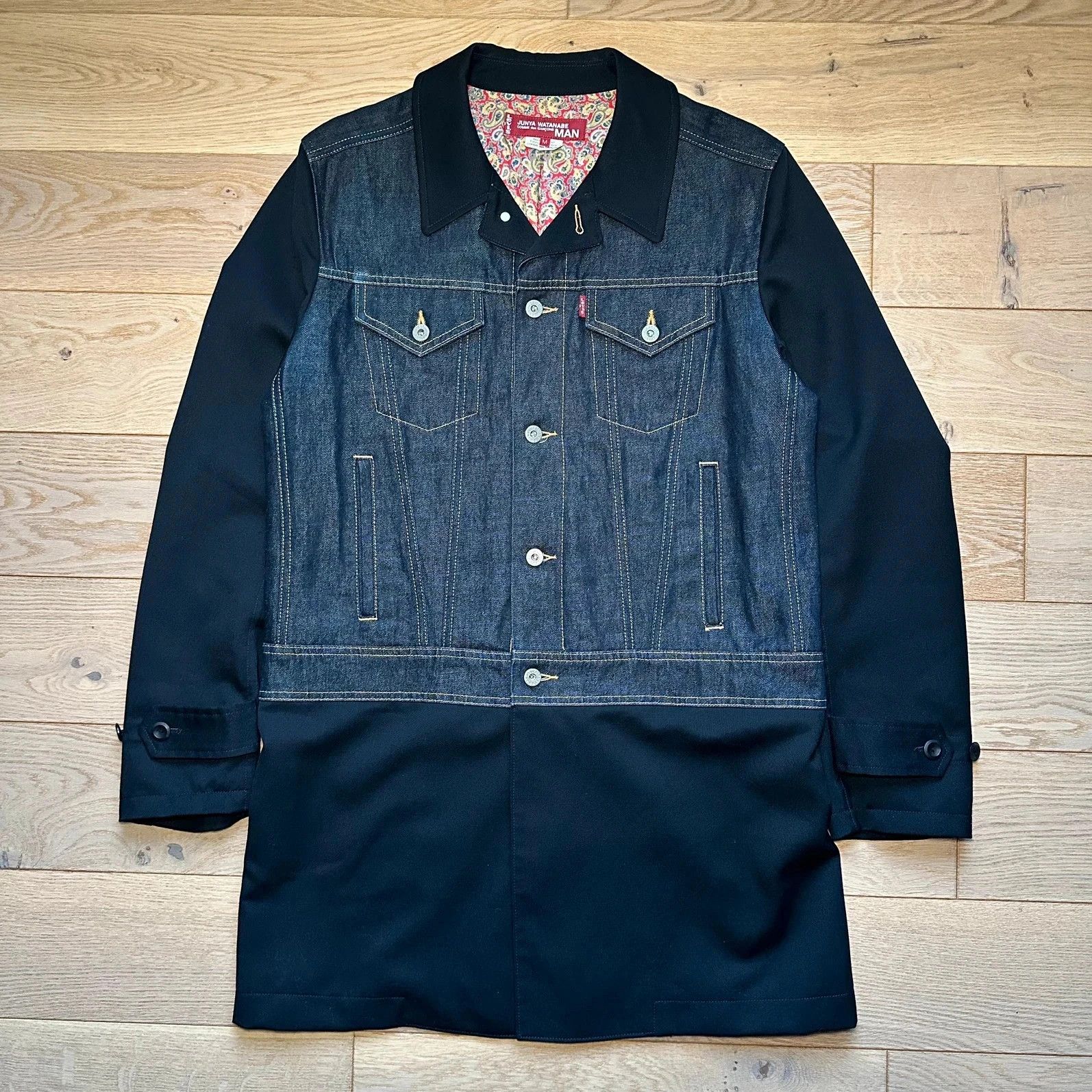 Junya Watanabe × Levi's Jacket Trench Levi’s Comme des Garcons Junya Watanabe Size US M / EU 48-50 / 2 - 1 Thumbnail