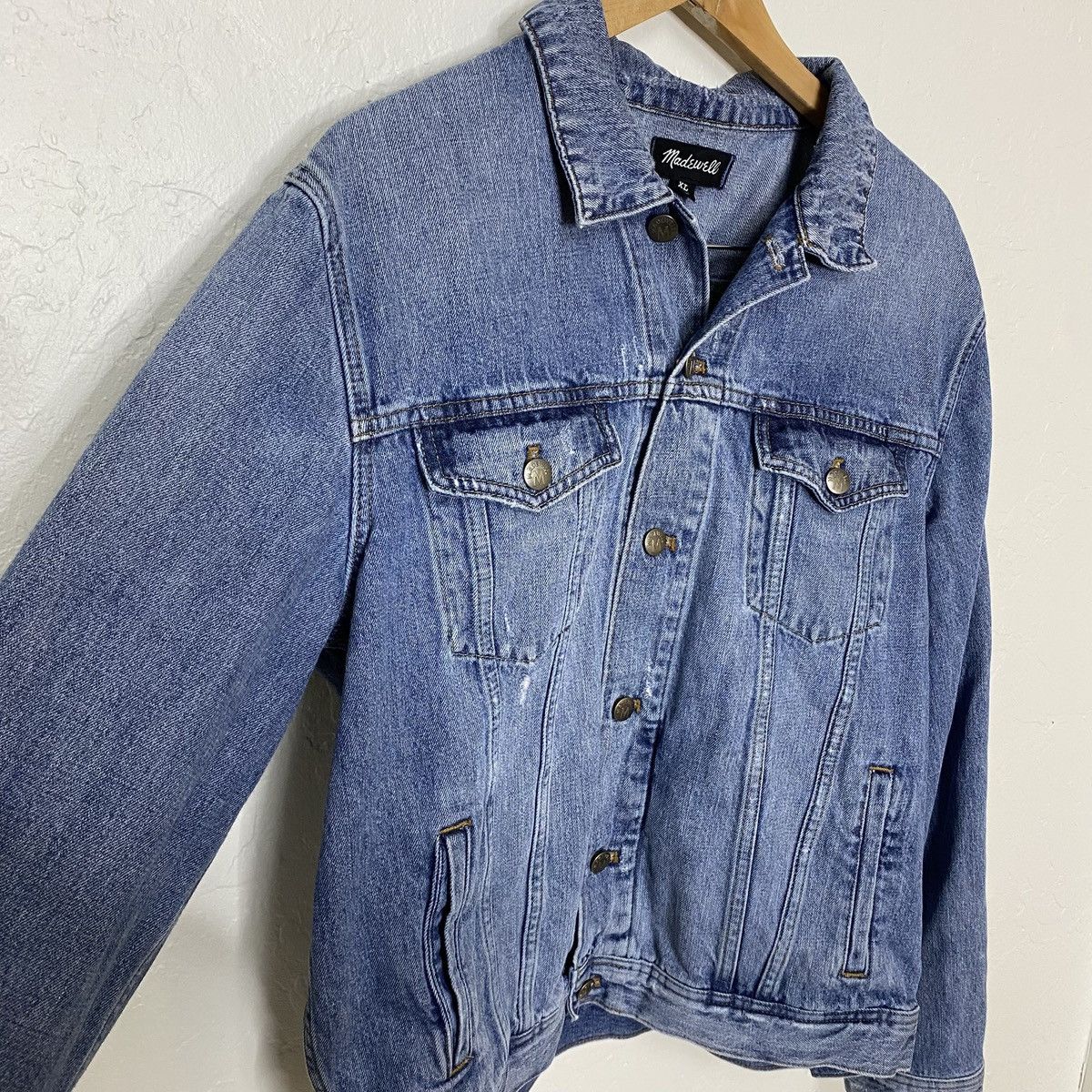 Madewell Madewell blue denim jacket Size XL / US 12-14 / IT 48-50 - 4 Thumbnail