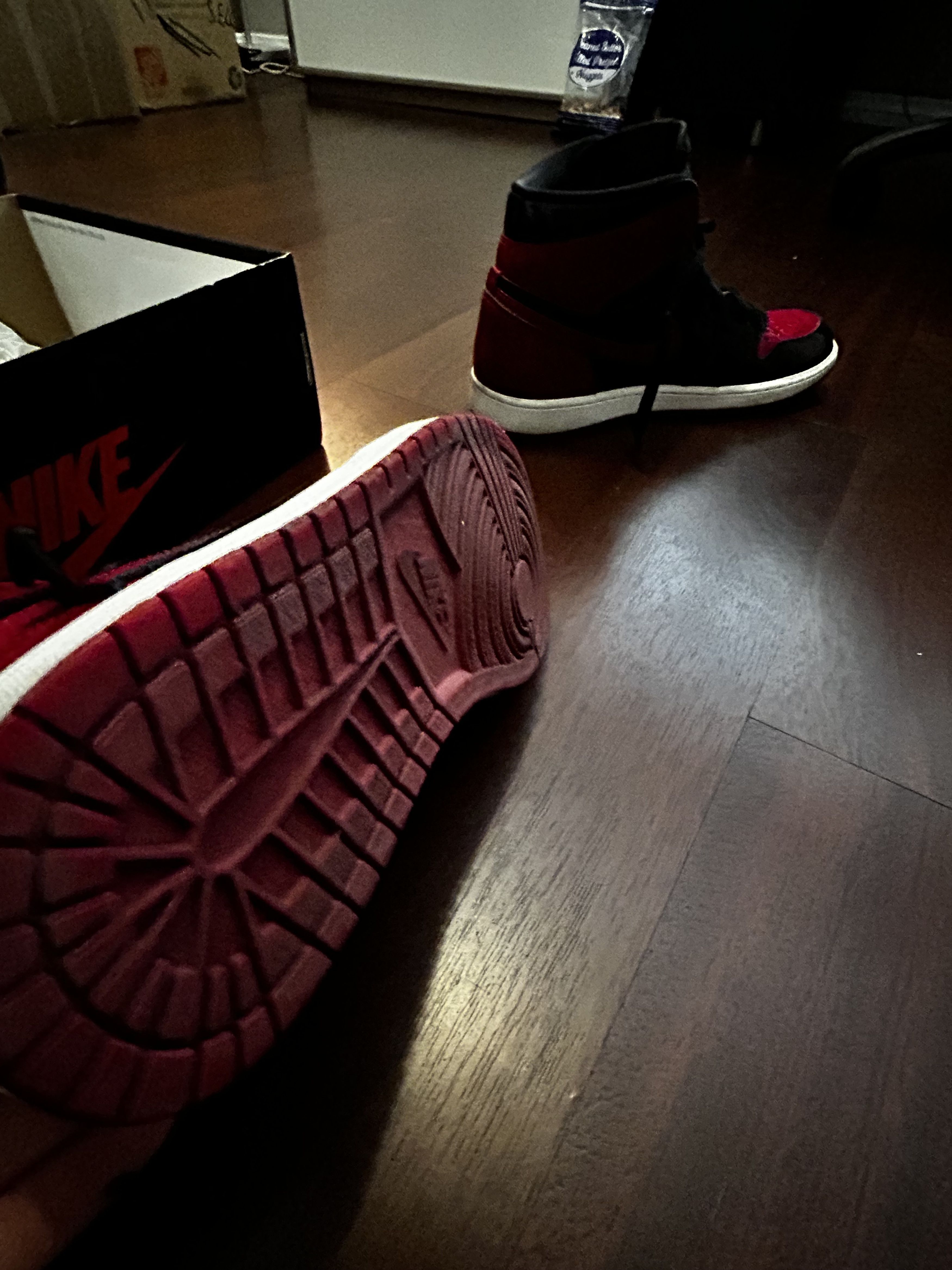 Nike Nike Jordan 1 Patent Bred - Size 10.5 Mens -Lightly Used Size US 10.5 / EU 43-44 - 10 Thumbnail