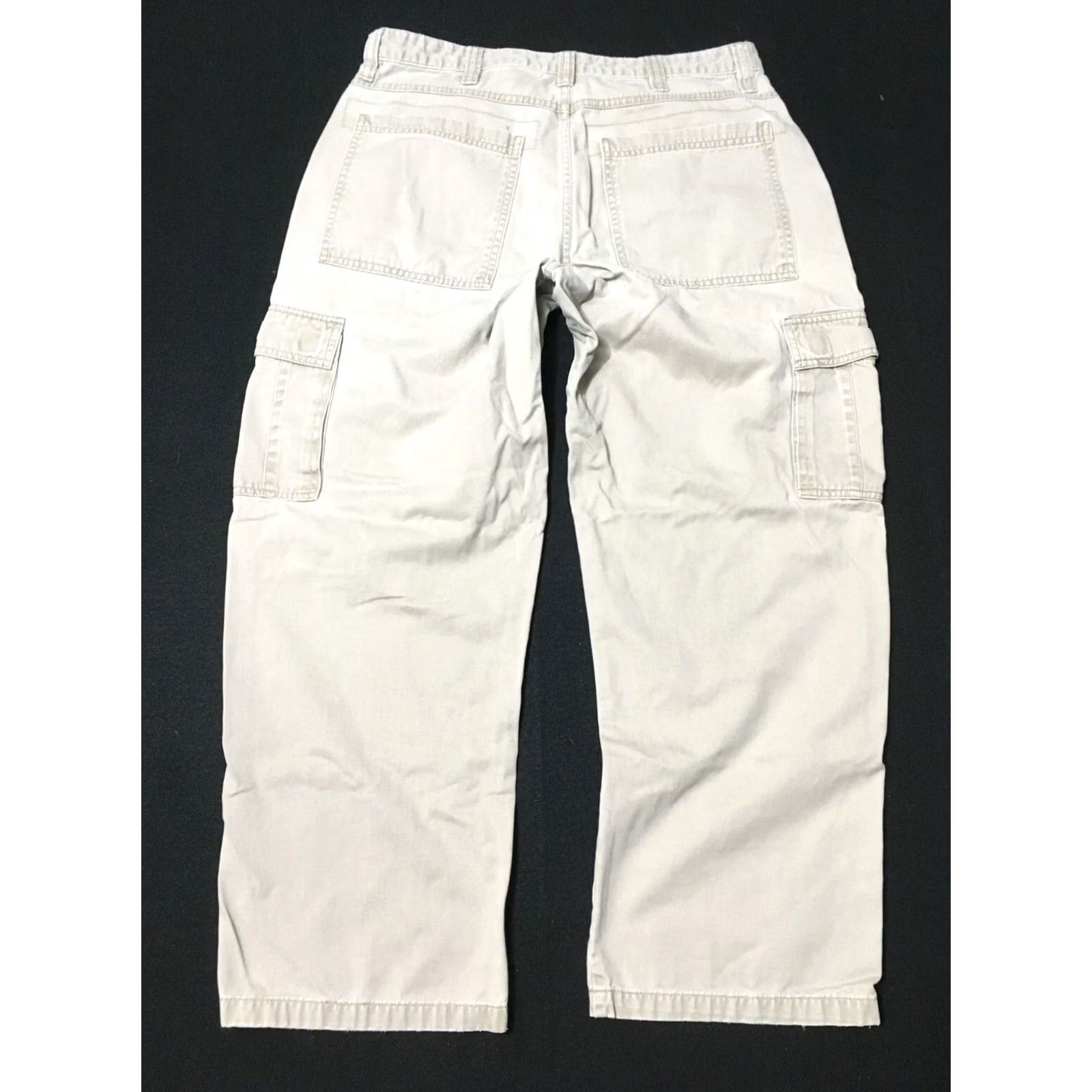 Wrangler VINTAGE Wrangler Hero Cargo Pants Men 34 Beige Cotton Relaxed Utility Work Jeans Cargo Pocket 34-28 Size US 34 / EU 50 - 6 Thumbnail