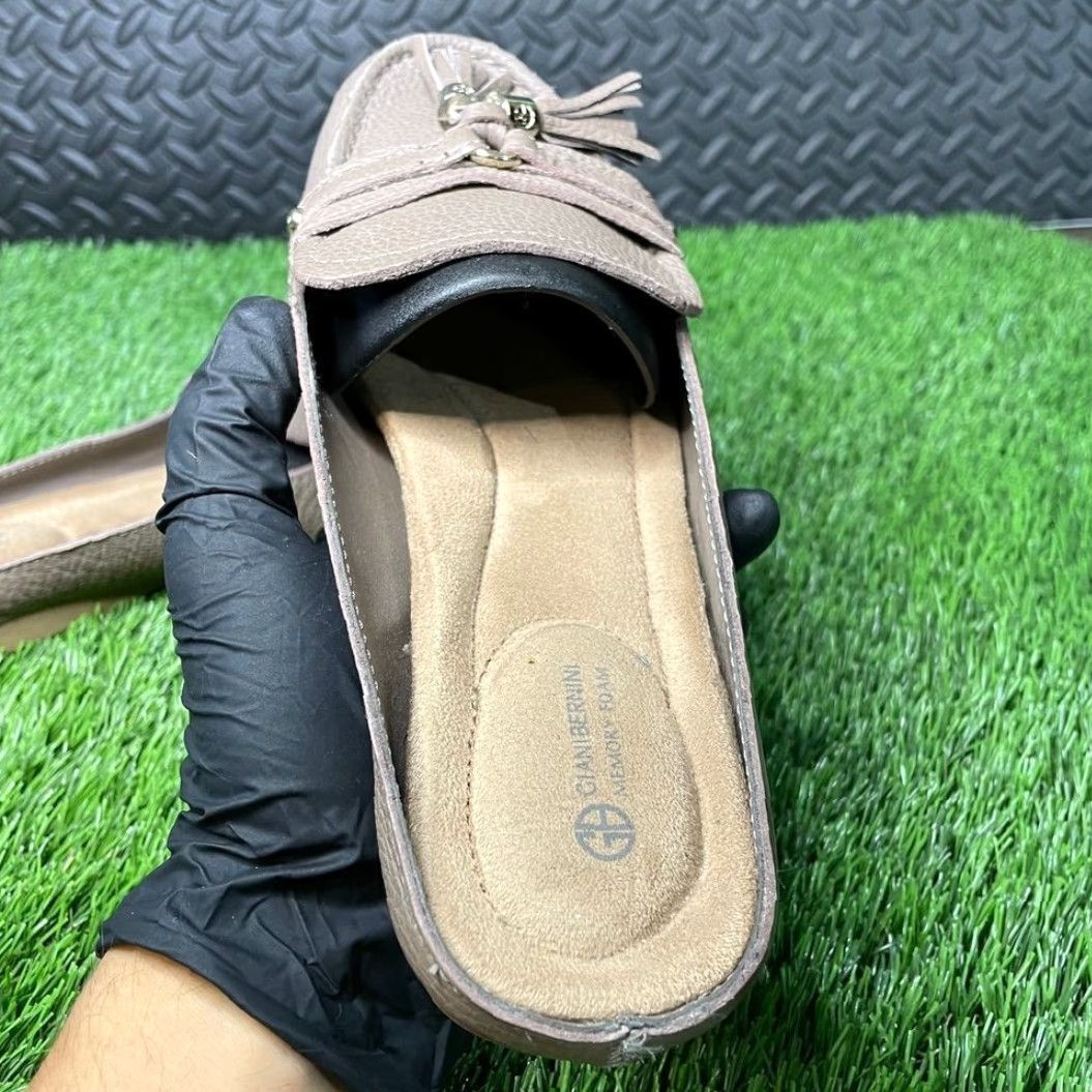 Giani Bernini Giani Bernini Loafer Womens Sandal Brown Memory Foam Tan 7.5 Size Shoes Casual Comfort Memory Foam Brown Womens 7.5 Size US 8 / IT 38 - 7 Thumbnail