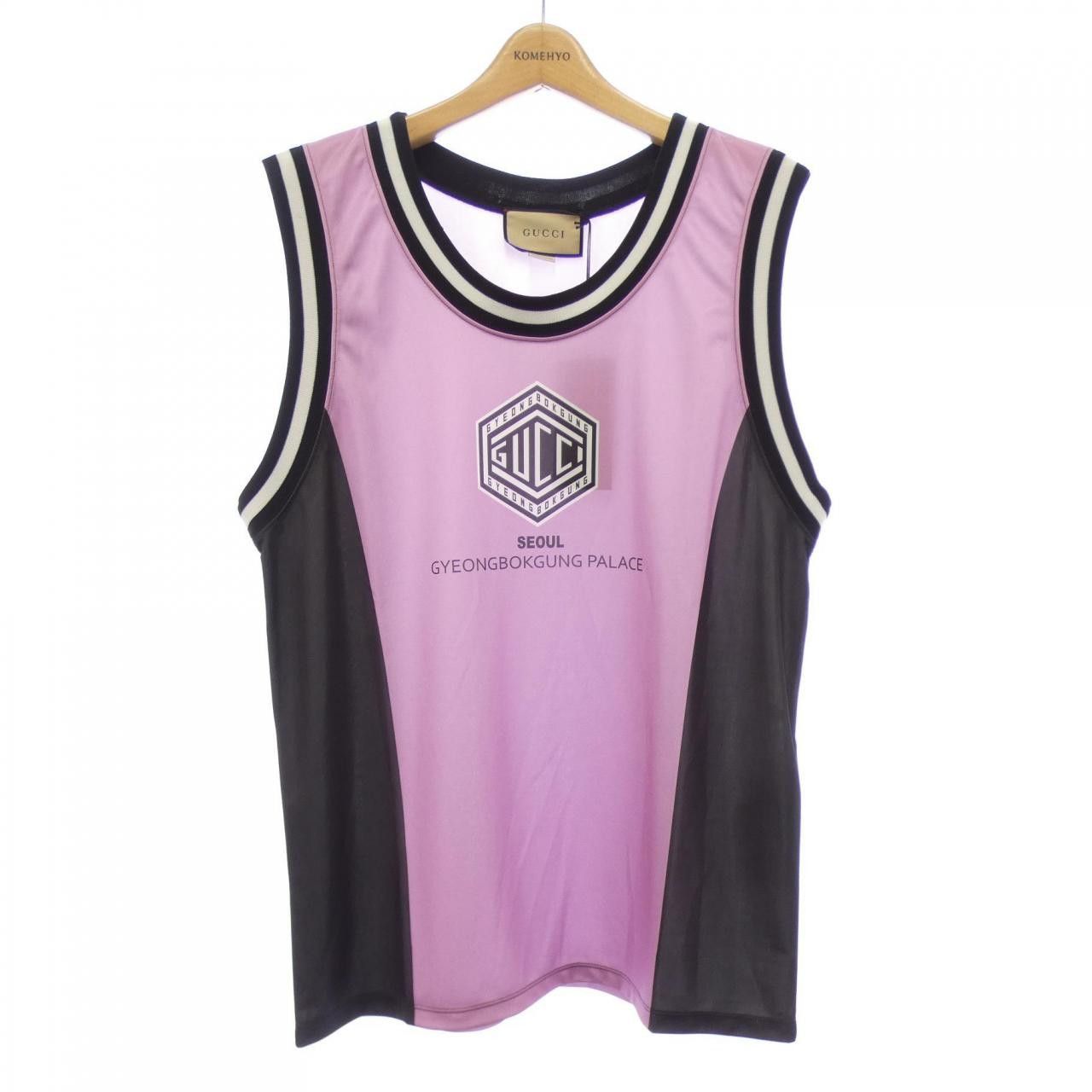 Gucci Gucci Gucci Tank Top Tank Top Cotton Tops 778020XJGEK DUTY FREE for USA Size ONE SIZE - 1 Thumbnail