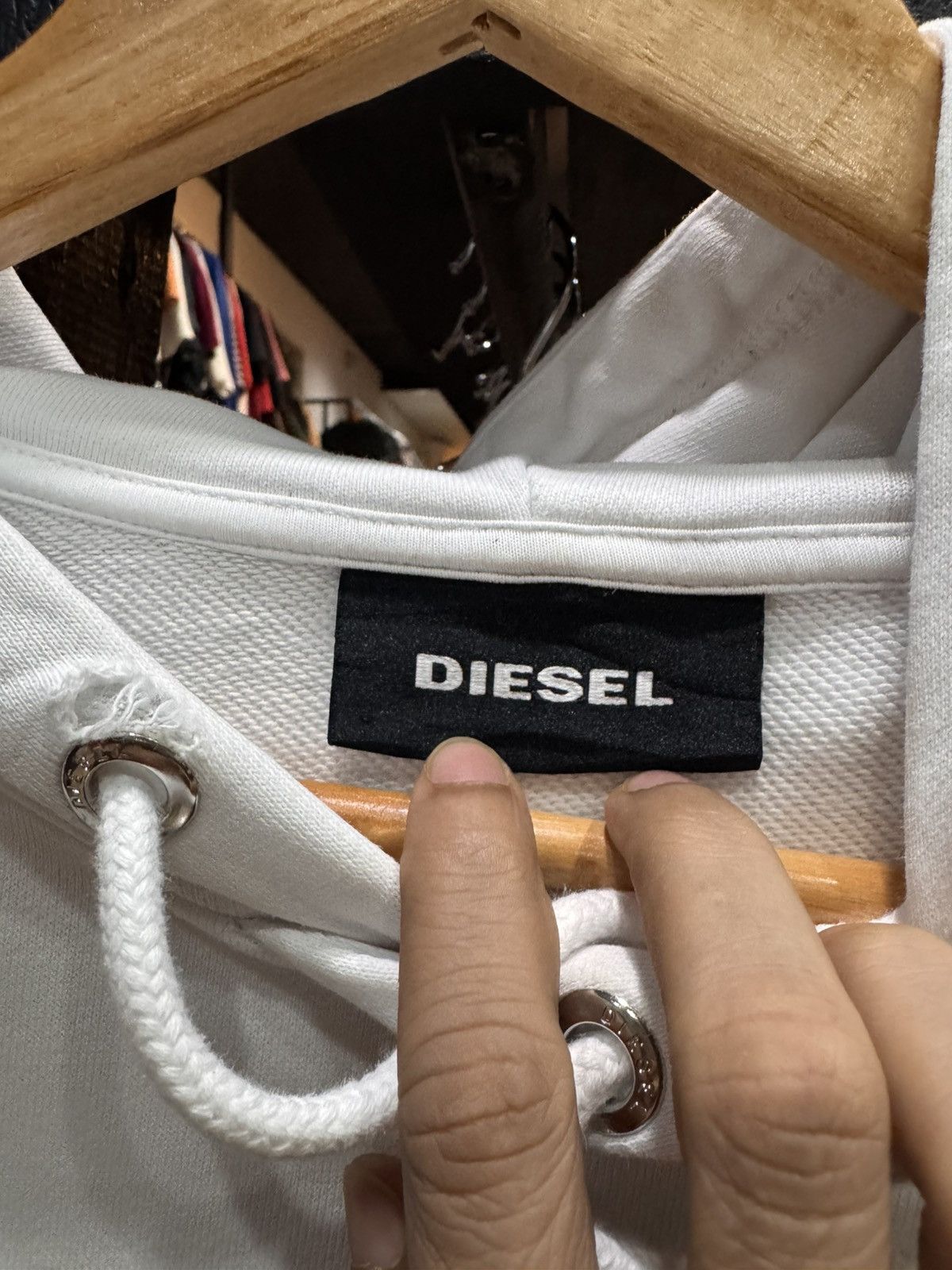 Diesel DIESEL PULLOVER HOODIE DIE S FOR SUCCSES PATCH DESIGN Size US L / EU 52-54 / 3 - 5 Thumbnail
