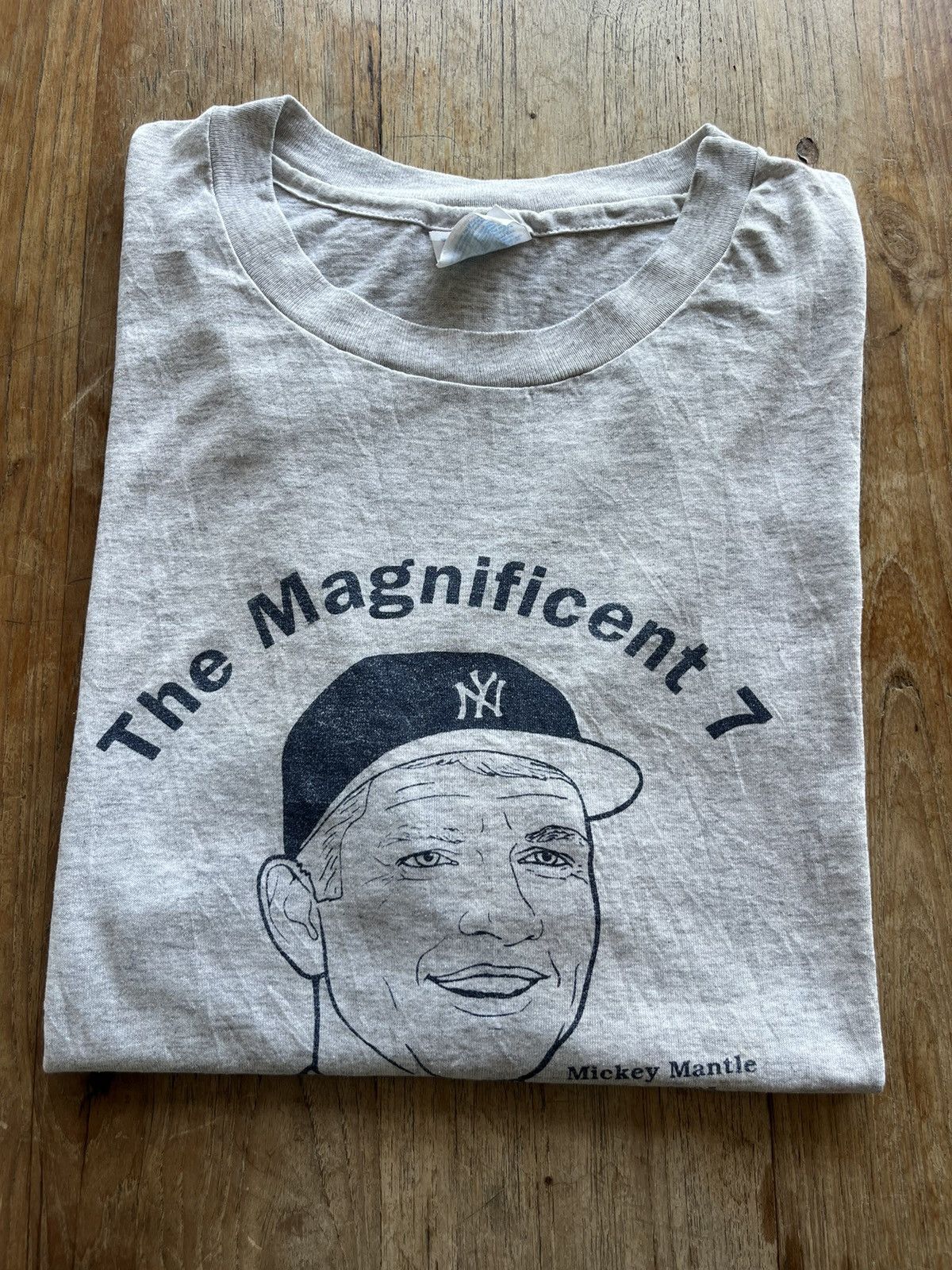 MLB × Vintage Vintage THE MICK (Mickey Mantle) A True Legend 90’ T-shirt Size US L / EU 52-54 / 3 - 1 Thumbnail