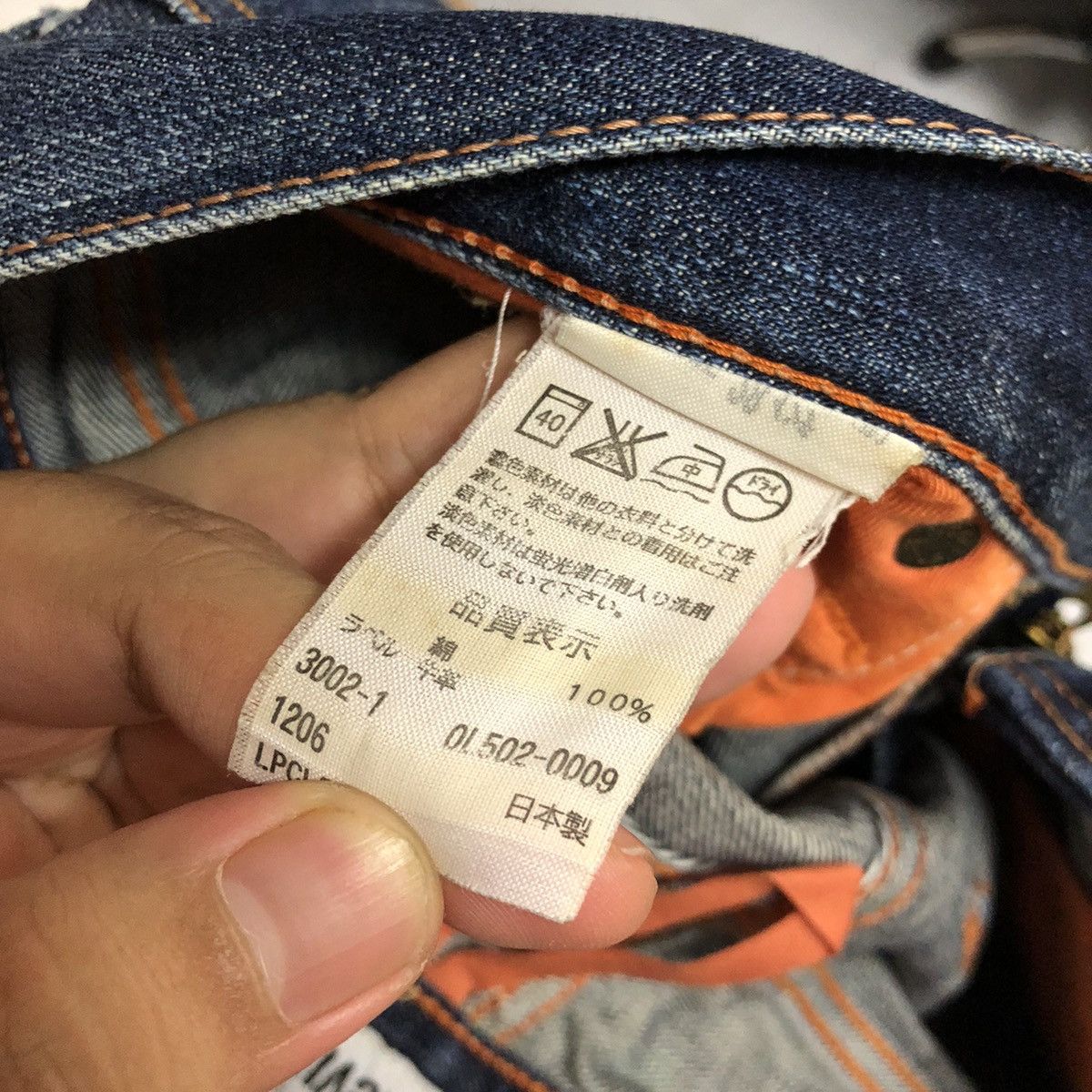 Levi's DL Classic Levis 502 Blue Denim Pants #C147 Size US 28 / EU 44 - 18 Thumbnail