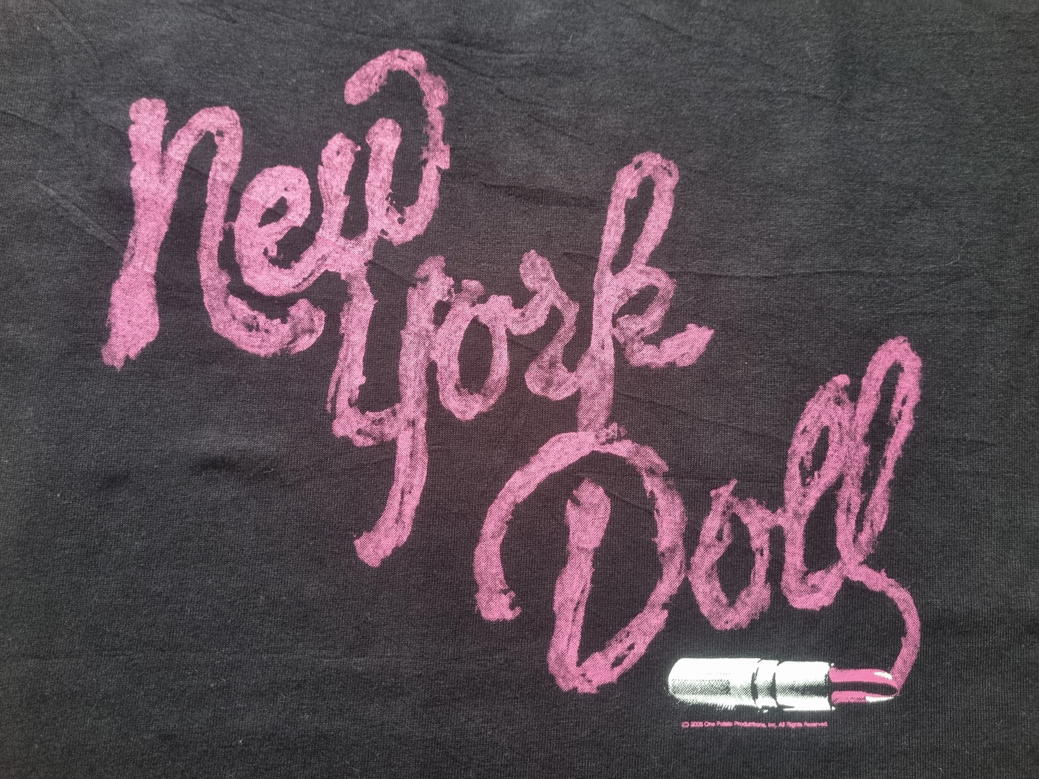 Band Tees Vintage New York Doll T Shirt Size US S / EU 44-46 / 1 - 7 Thumbnail