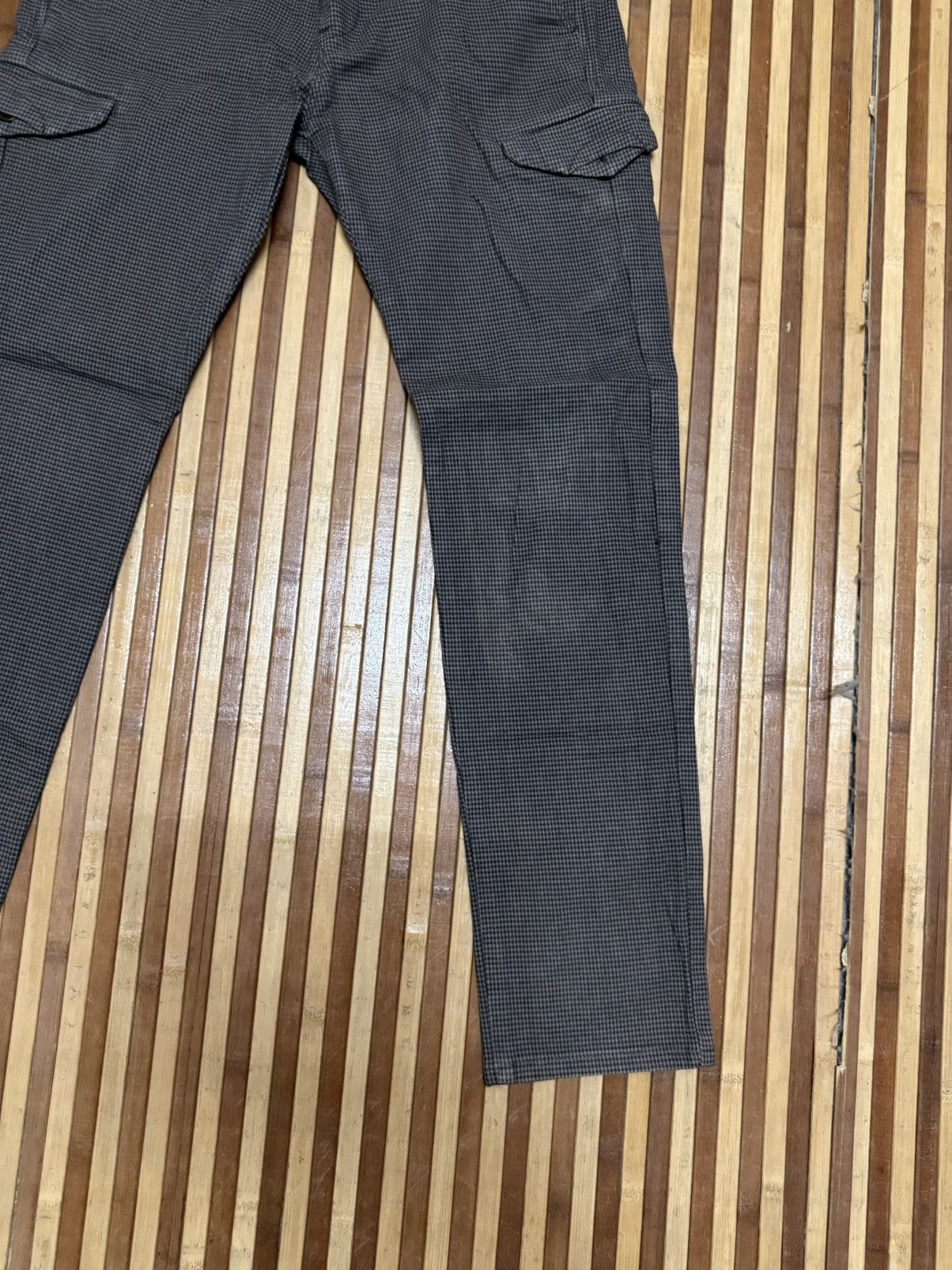 Japanese Brand Japanese Brand Checkered Trousers Cargo Pants Streetwear Size US 28 / EU 44 - 4 Thumbnail
