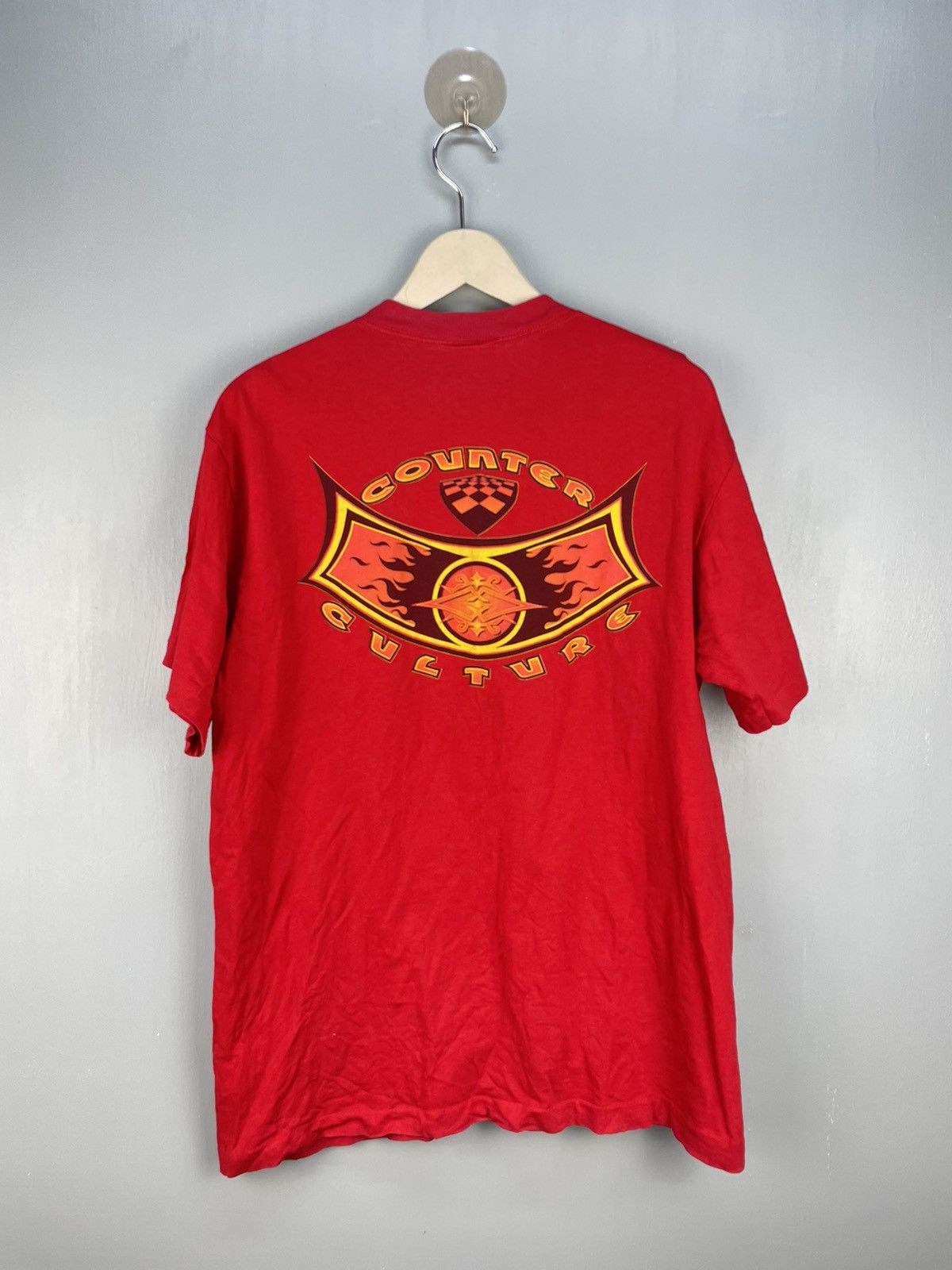 Vintage 90s Counter Culture streetwear skateboard t shirt