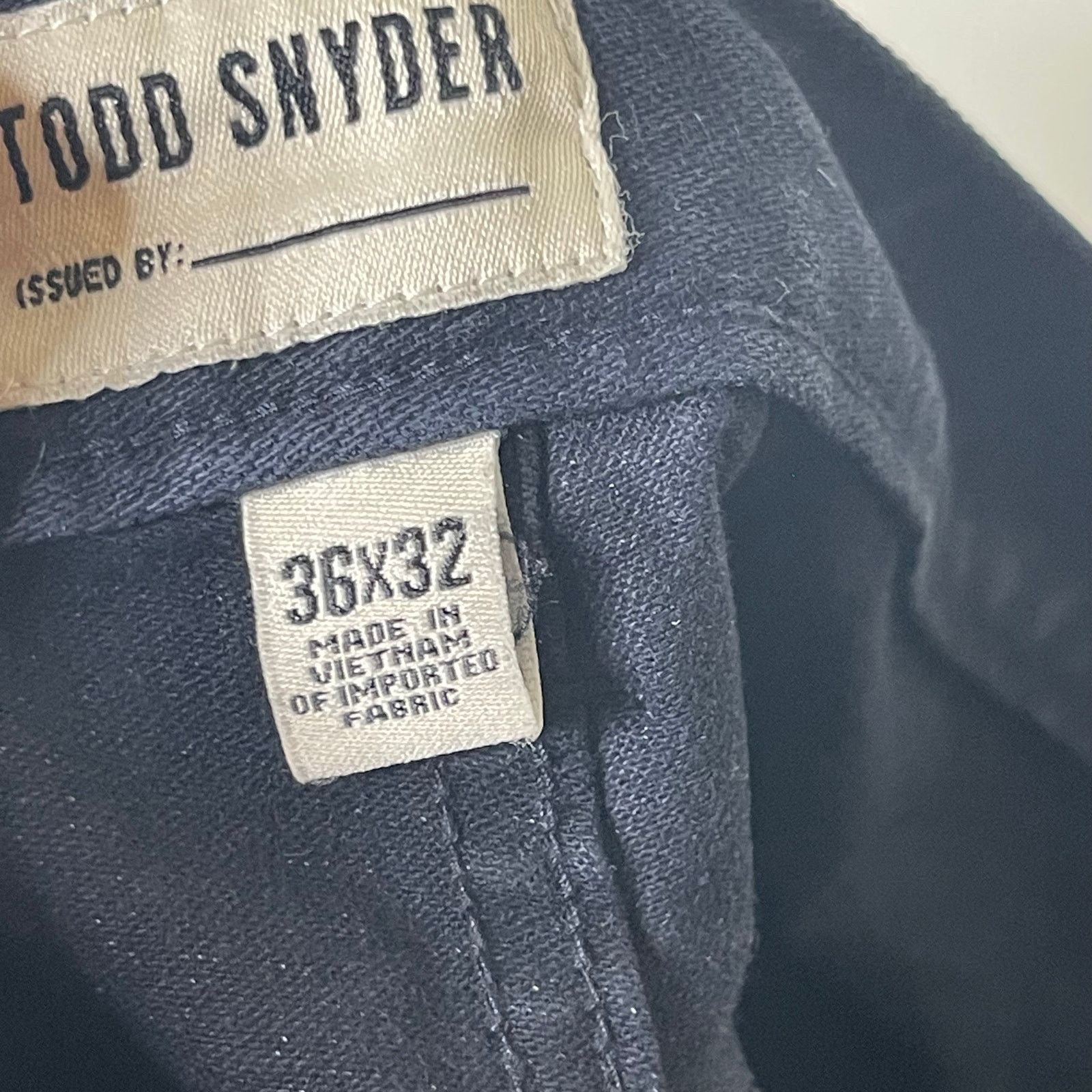 Todd Snyder Todd Snyder slim fit navy blue chino pants 36x29 Size US 36 / EU 52 - 7 Thumbnail