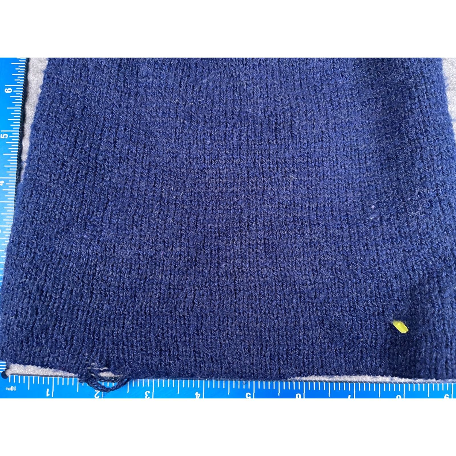 Vintage VINTAGE? No—Unbranded Beanie Knit Adult One Size Blue Pom 100% Acrylic Ski Style Beanie Adult One Size Blue Knit Hat Unbranded Mens Womens Boys Girls Size ONE SIZE - 2 Thumbnail