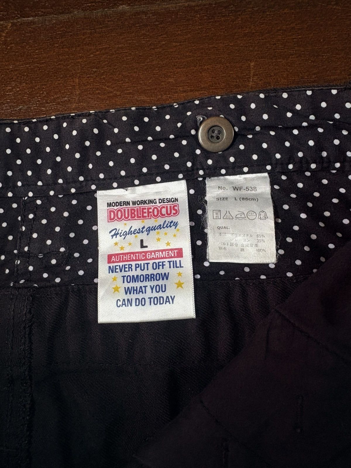 If Six Was Nine Double Focus Japan Asymmetrical Double Waist punk Size US 32 / EU 48 - 19 Thumbnail