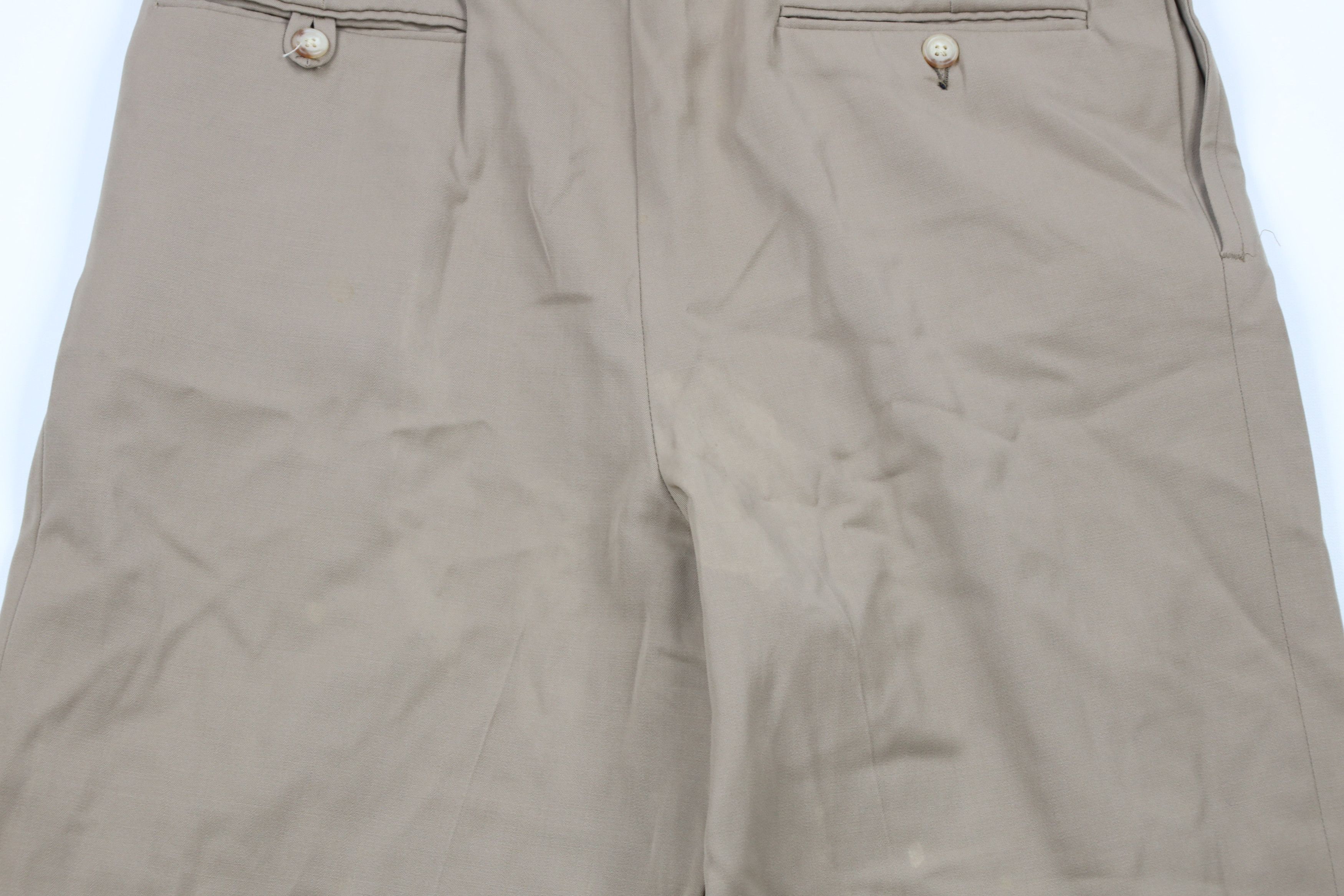 Ralph Lauren Vintage 70s Ralph Lauren Pleated Wide Leg Chino Pants USA Size US 32 / EU 48 - 12 Thumbnail